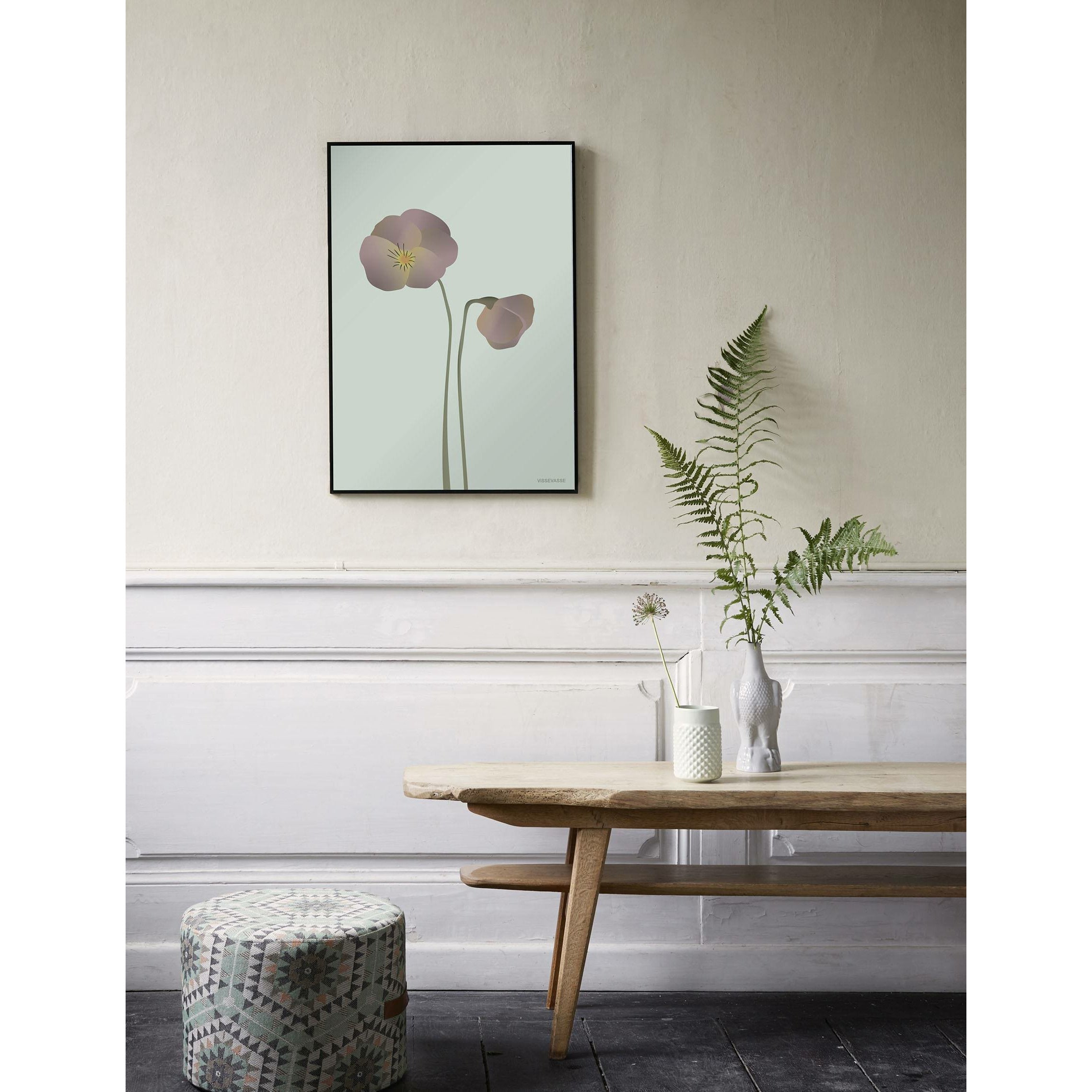[product_category]-Vissevasse Pansy Poster Mint, 30 X40 Cm-Vissevasse-5713138605423-F-2016-054-M-VIS-2