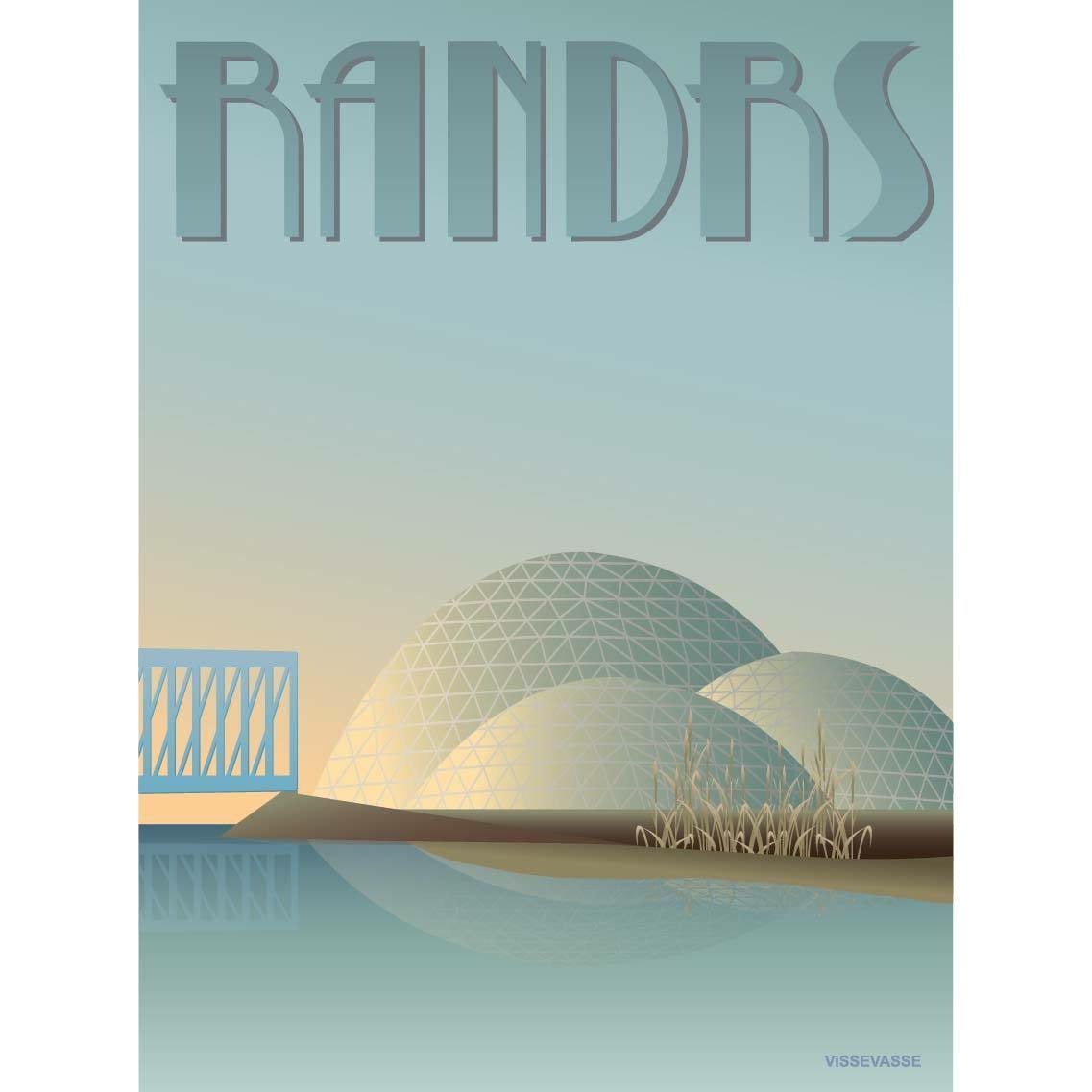 Vissevasse Randers Rainforest Poster, 50 x70 cm