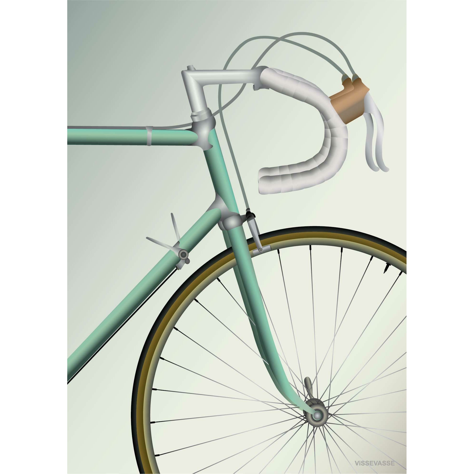 Vissevasse Road Bike Poster, 70 x100 cm