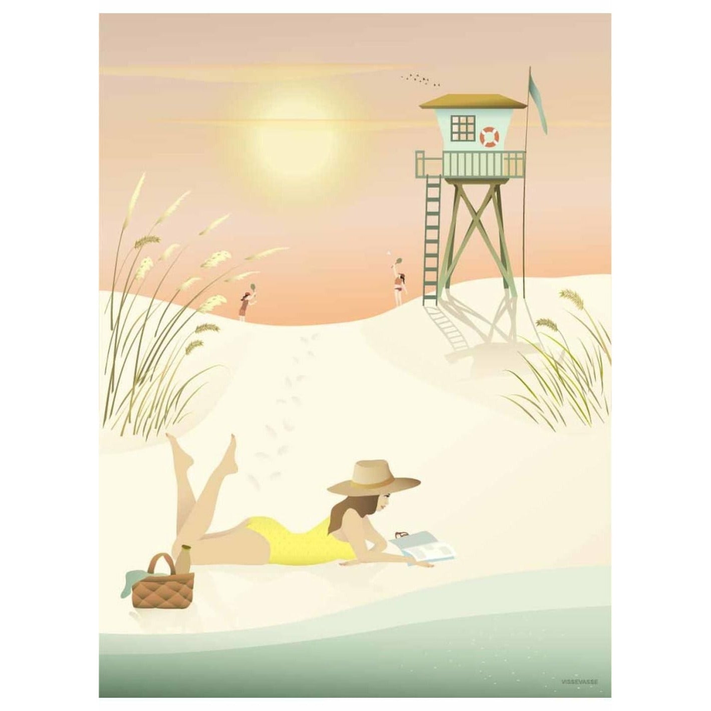 [product_category]-Vissevasse Sunny Days Poster, 15 X 21 Cm-Vissevasse-5713138105510-F-2021-055-S-VIS-1