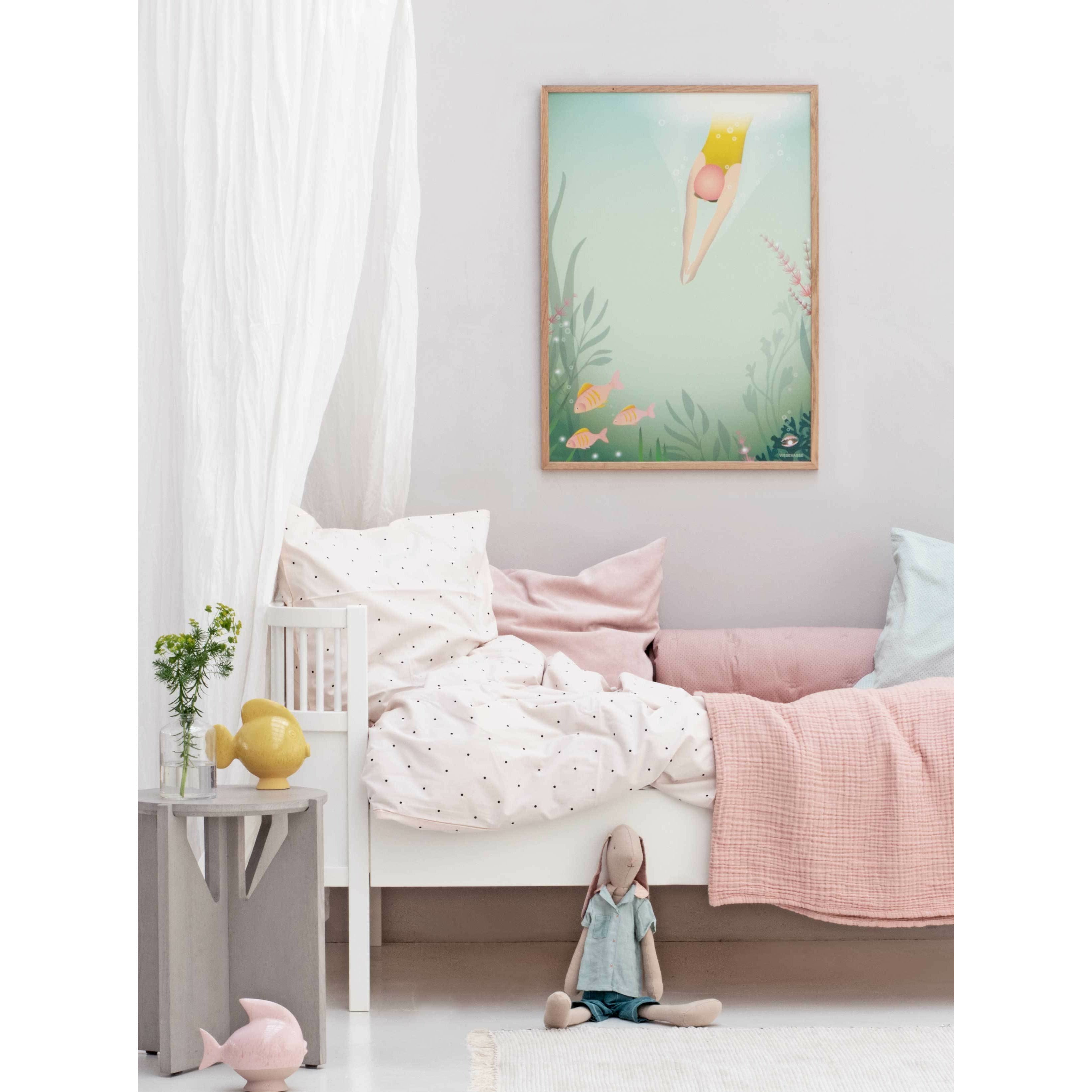 [product_category]-Vissevasse Swim Like A Fish Poster, 50 X70 Cm-Vissevasse-5713138723738-F-2017-237-L-VIS-2