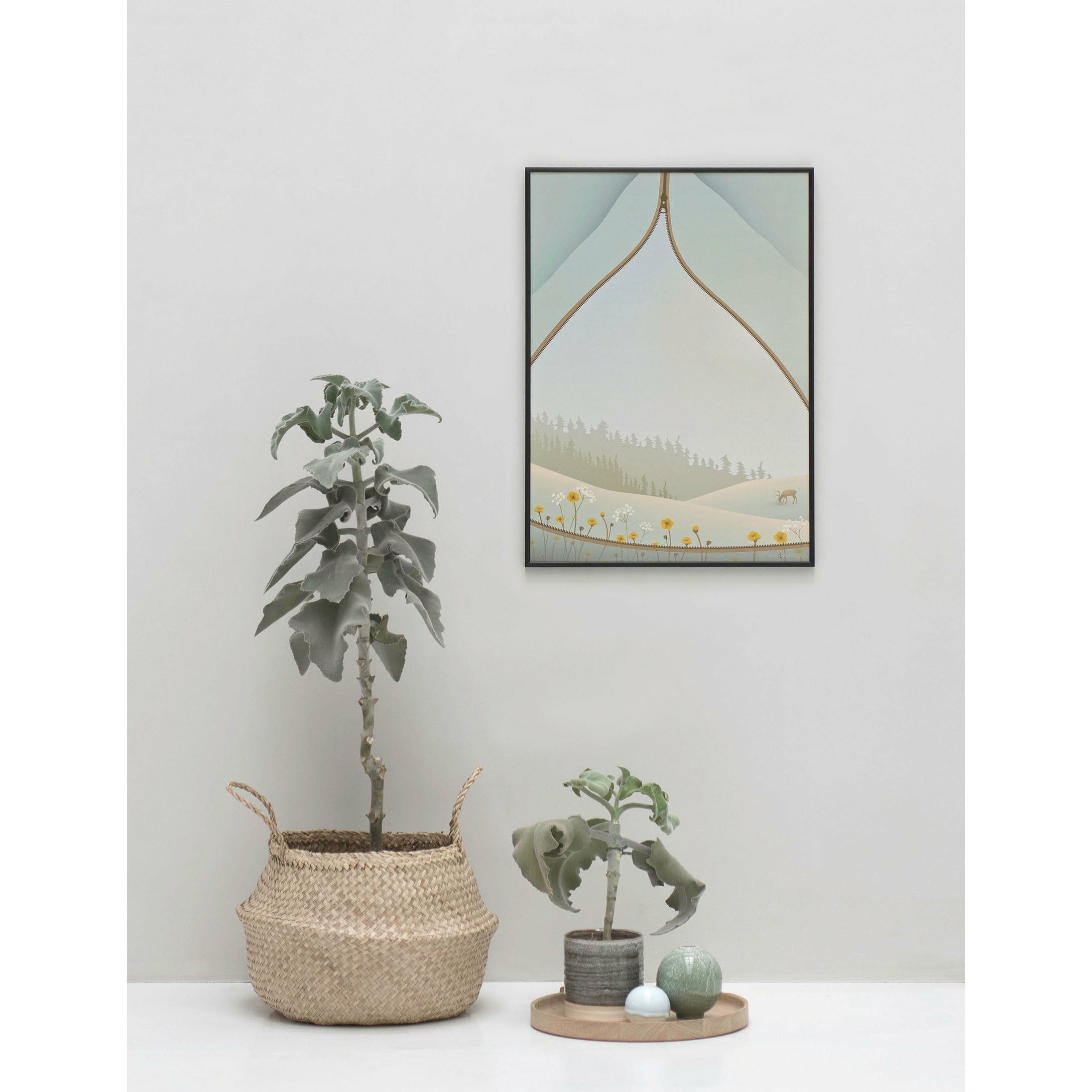 Vissevasse Tent With A View Poster, 50 X70 Cm