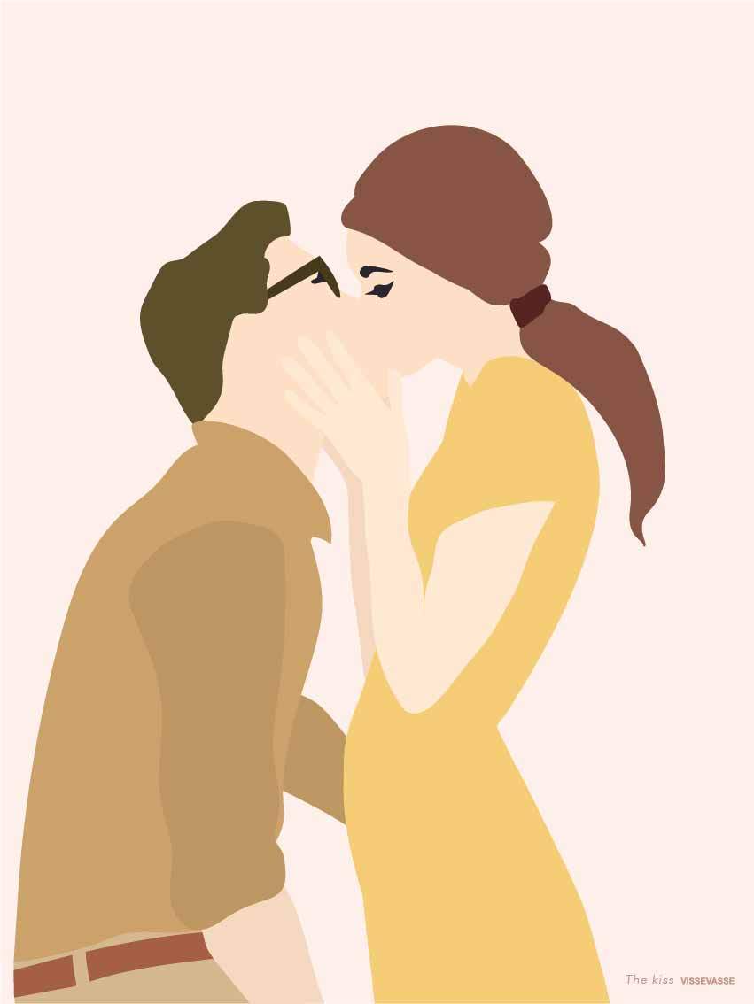 [product_category]-Vissevasse The Kiss Poster-Vissevasse-5713138903116-F-2019-031-S-VIS-1