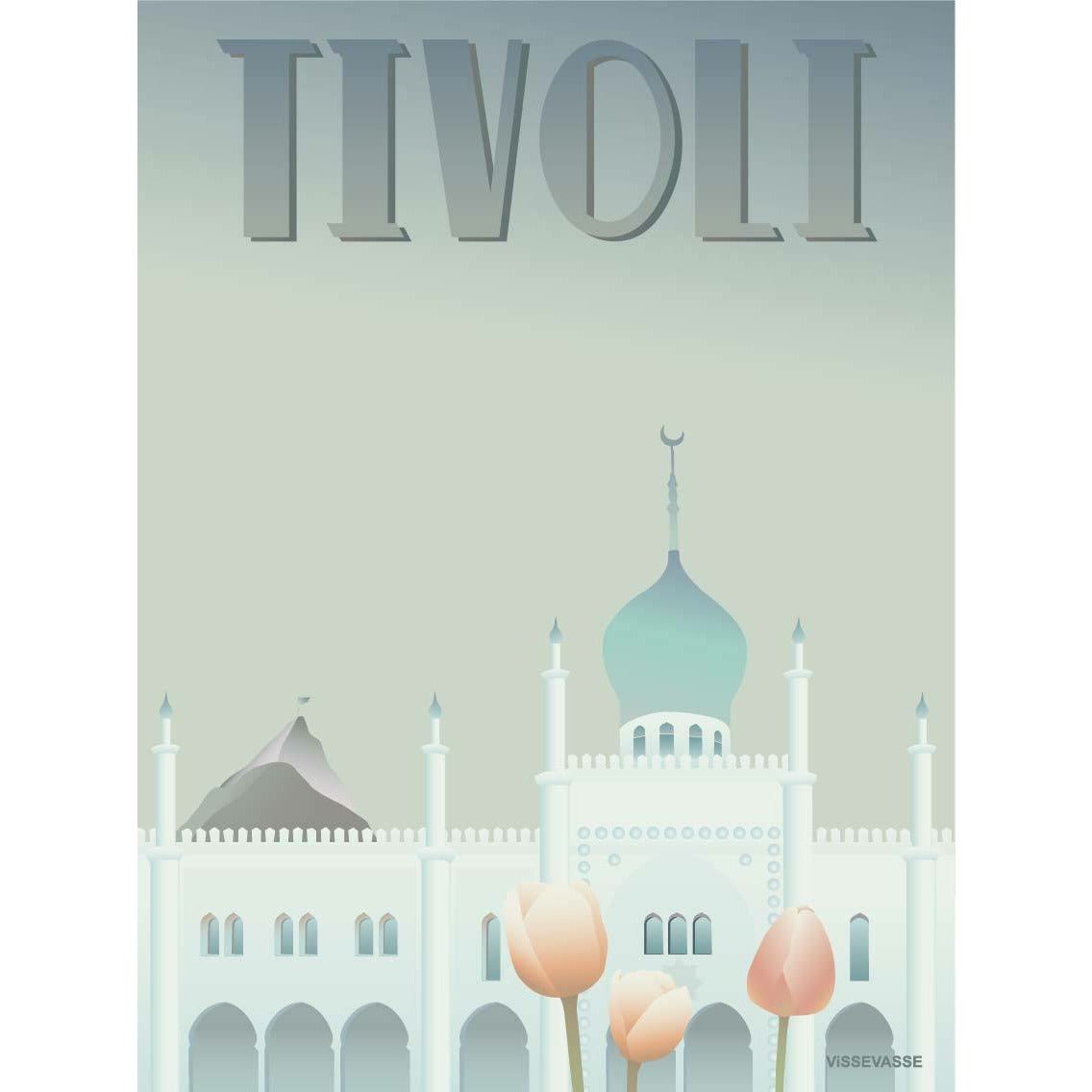 Vissevasse tivoli nimb -poster, 30 x40 cm