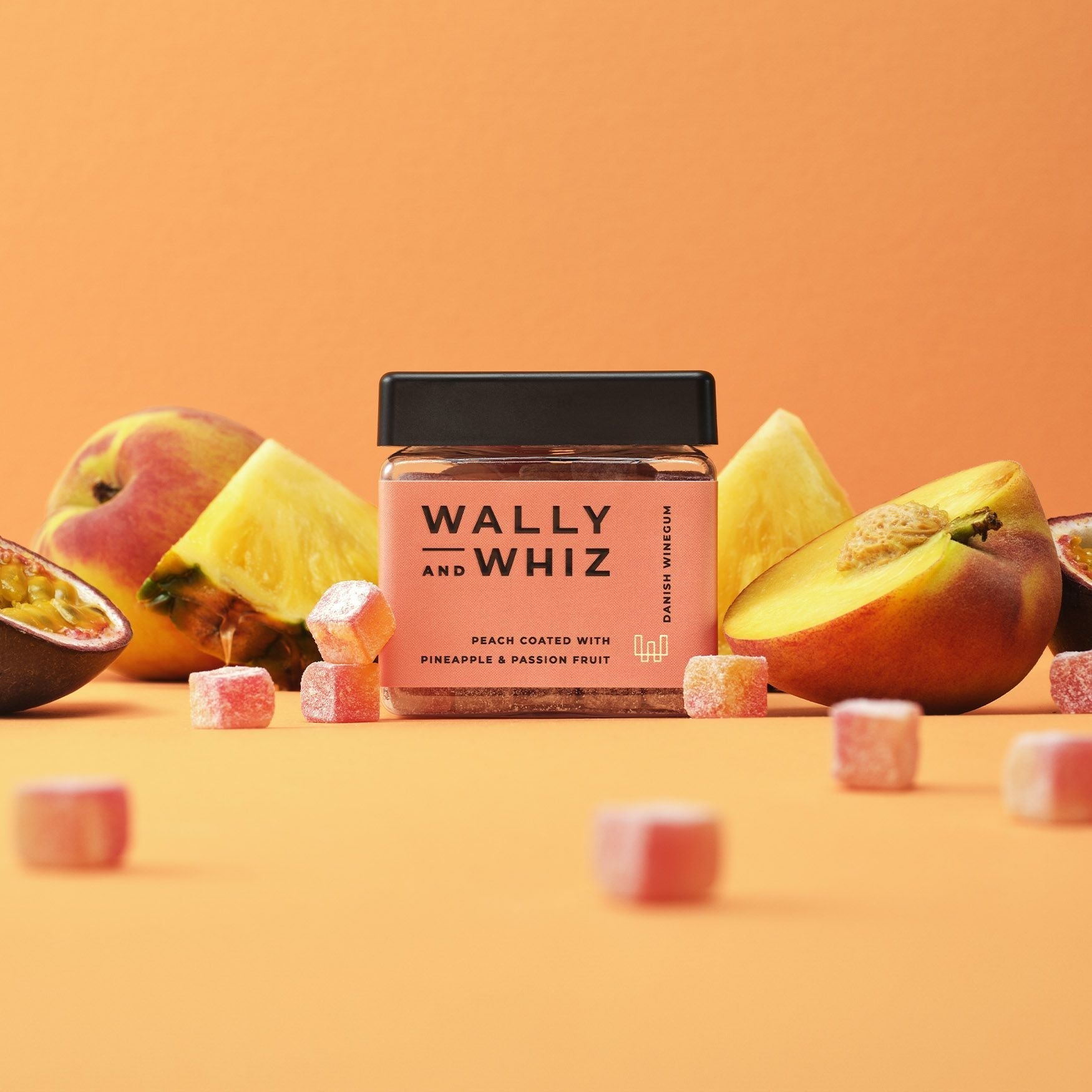 [product_category]-Wally And Whiz Summer Wine Gum Cube, Peach With Pineapple And Passion Fruit, 140 G-Wally and Whiz-5713471014838-f0001400758-WAL-2