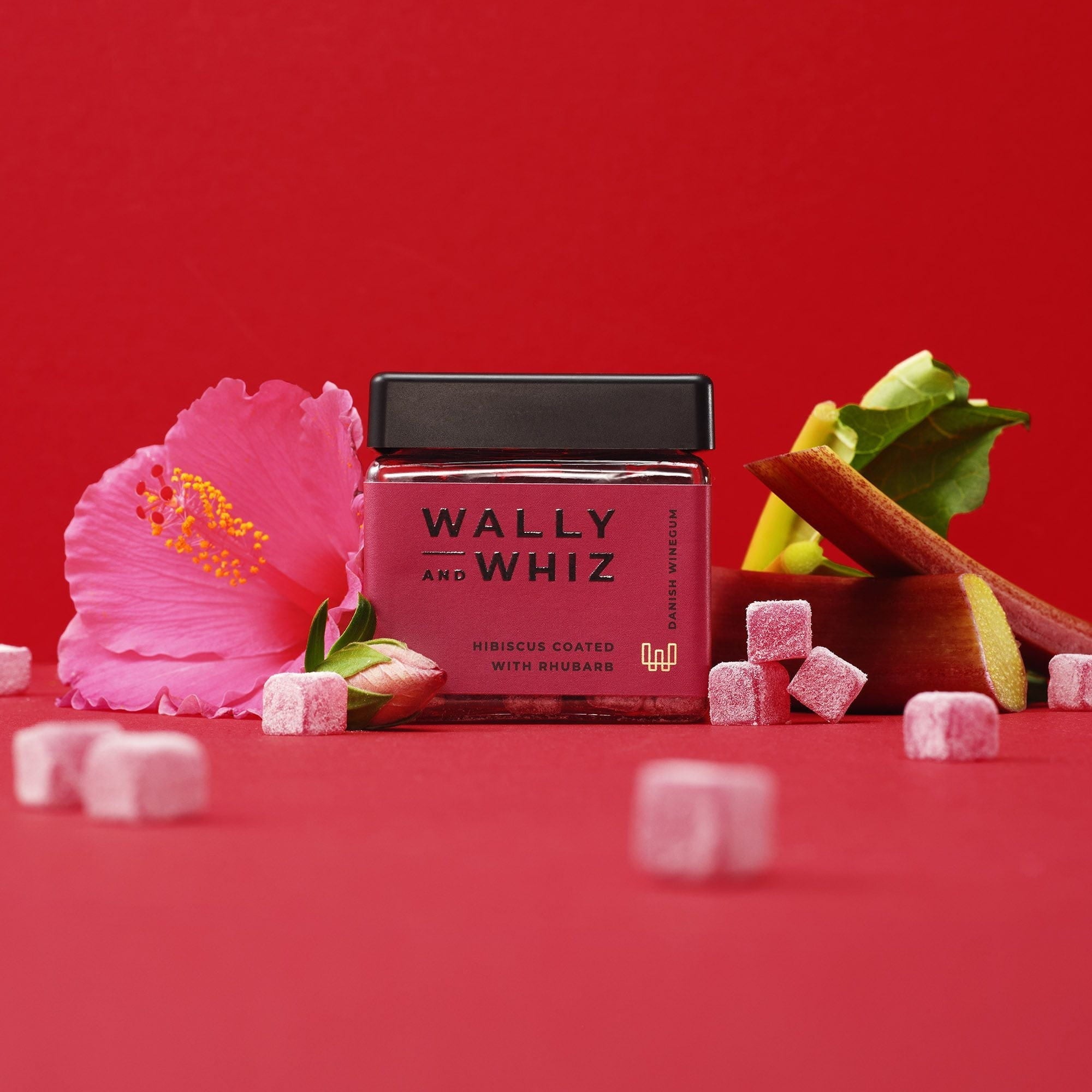 [product_category]-Wally And Whiz Wine Gum Cube, Flamingo Red Hibiscus With Rhubarb 140g-Wally and Whiz-5713471009353-f5401421-WAL-2