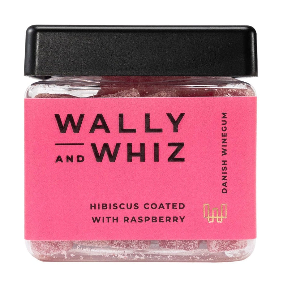 Wally och Whiz Wine Gum Cube, Hibiscus med hallon, 140g