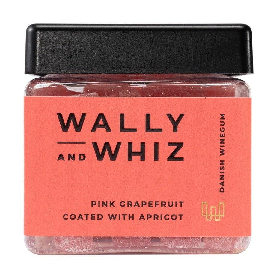 Wally y Whiz Wine Gum Cube, rosa toronja con albaricoques, 140 g