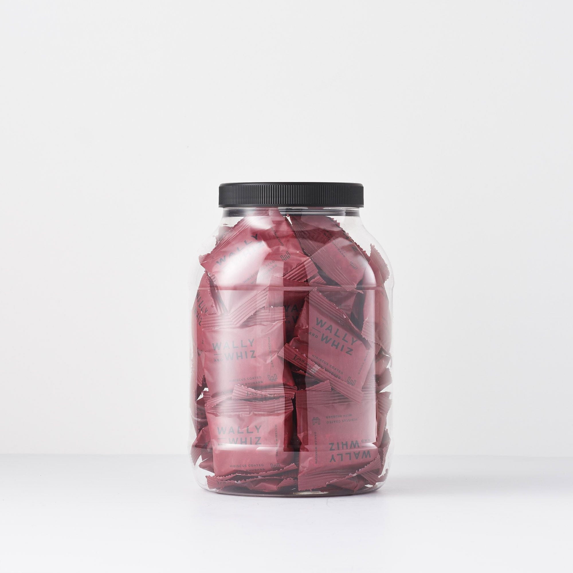 [product_category]-Wally And Whiz Wine Gum Jar With 50 Flowpacks, Hibiscus With Rhubarb-Wally and Whiz-5713471010090-f033301421-WAL-2