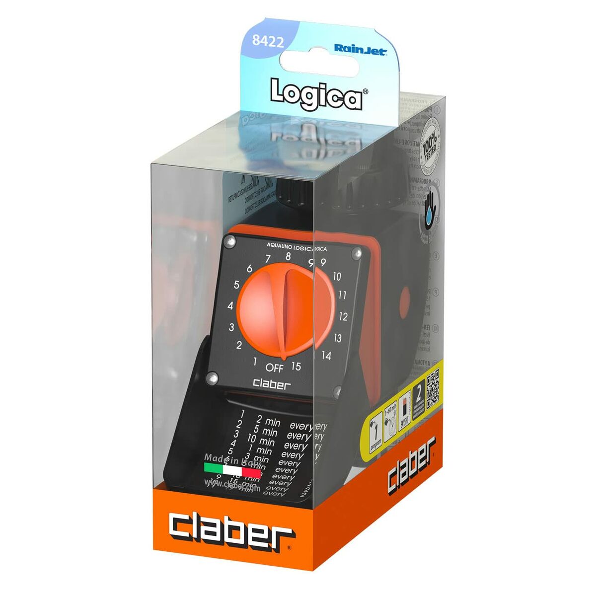 [product_category]-Watering programmer Claber Aquauno Logica Analogue-Bigbuy-S7907973-3