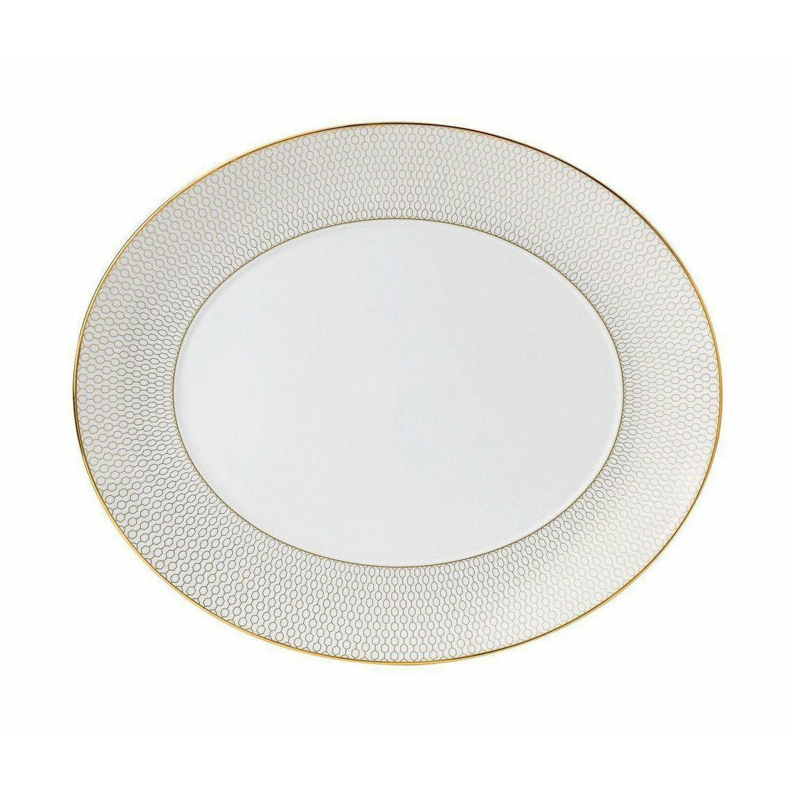 [product_category]-Wedgwood Arris Oval Serving Plate 33 Cm-Wedgwood-701587194815-40007542-WED-1