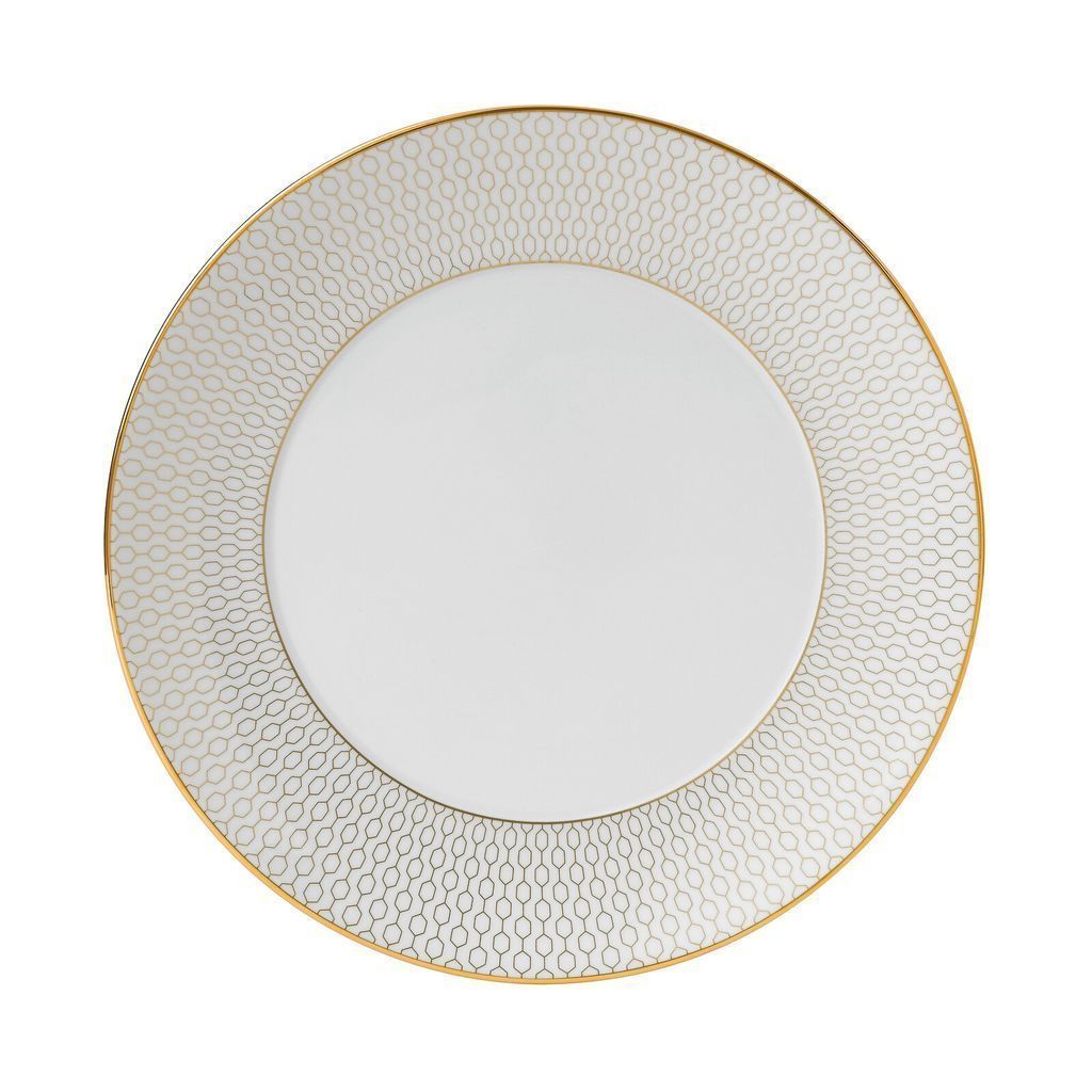 [product_category]-Wedgwood Arris Plate 20 Cm, White/Gold-Wedgwood-701587194792-40007540-WED-5