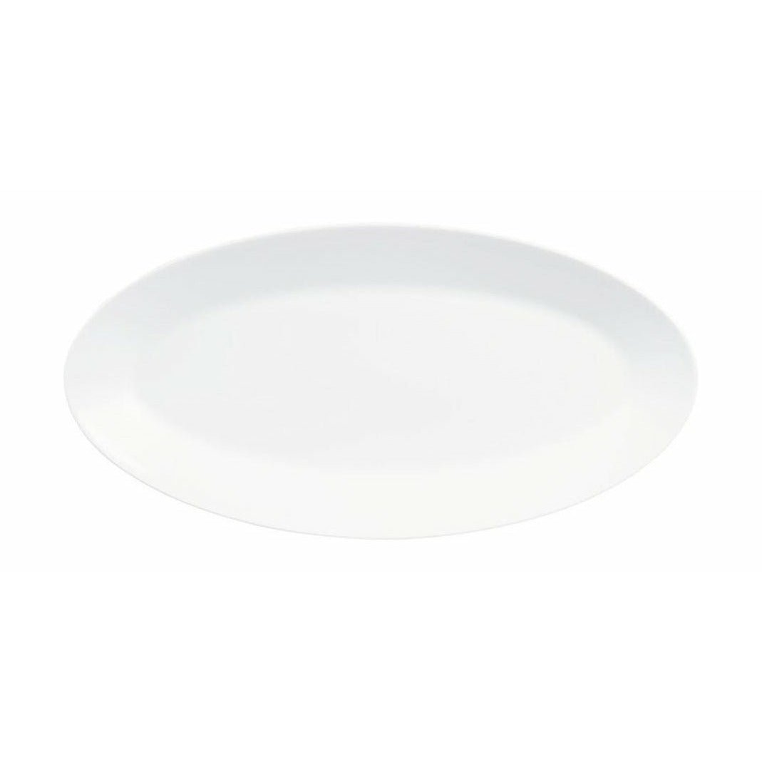 [product_category]-Wedgwood Jasper Conran White Oval Top, L: 21,5 Cm-Wedgwood-32677936894-50191309525-WED-1