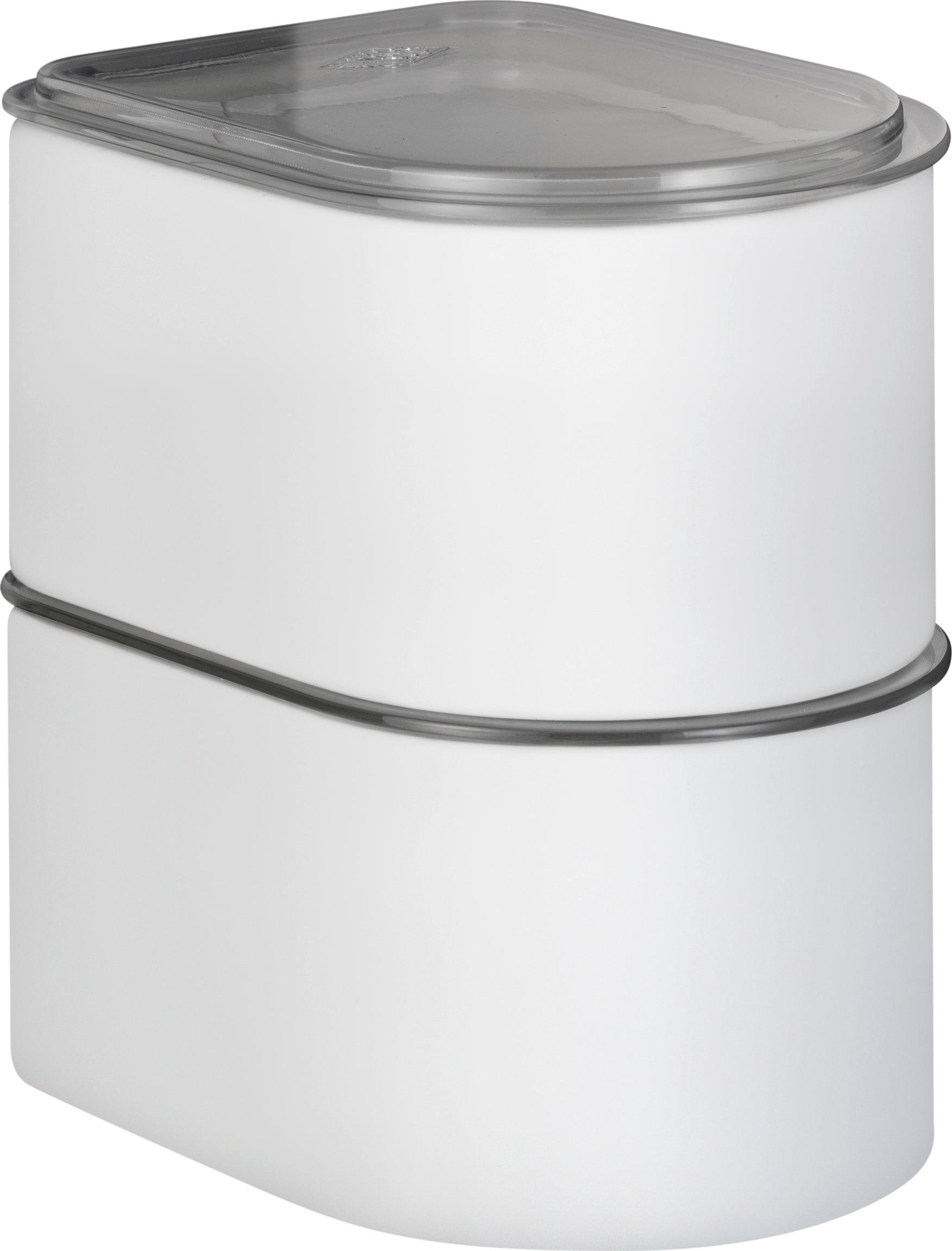 [product_category]-Wesco Canister 1 Litre With Acrylic Lid, White Matt-Wesco-4004519115541-321401-74-DE-WES-4