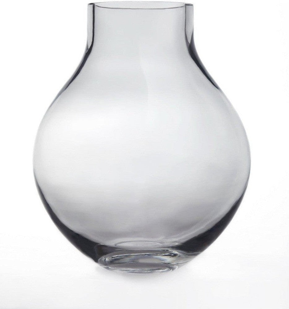 [product_category]-XL glass vase in bulb shape, 36cm tall, ENVIE 36TR, 9mm thick glass-Harlequin Poplar-ENV36TR-1