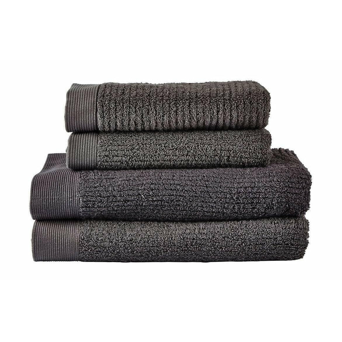 Zone Denmark Classic Towel Set Of 4, Anthracite