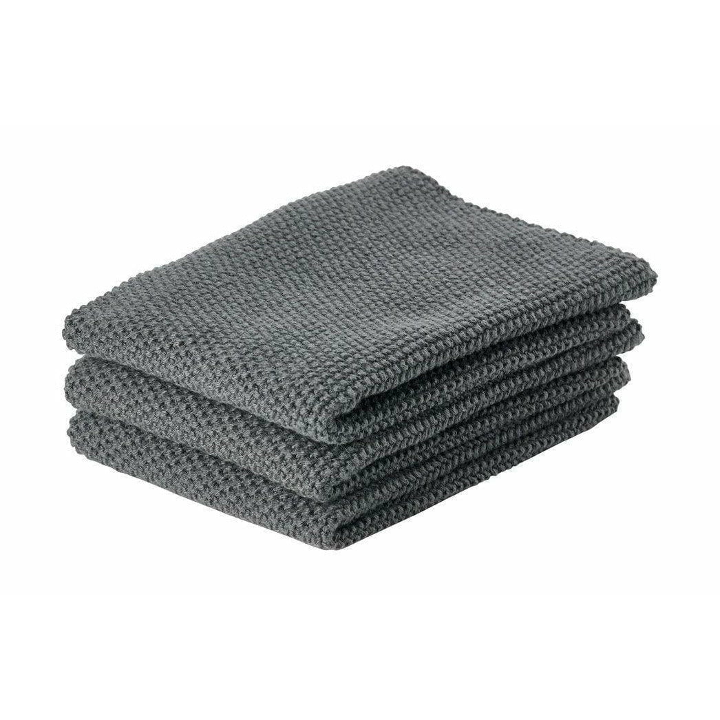 Zone Danmark Cleaning Cloth Anthracite, 3 st.