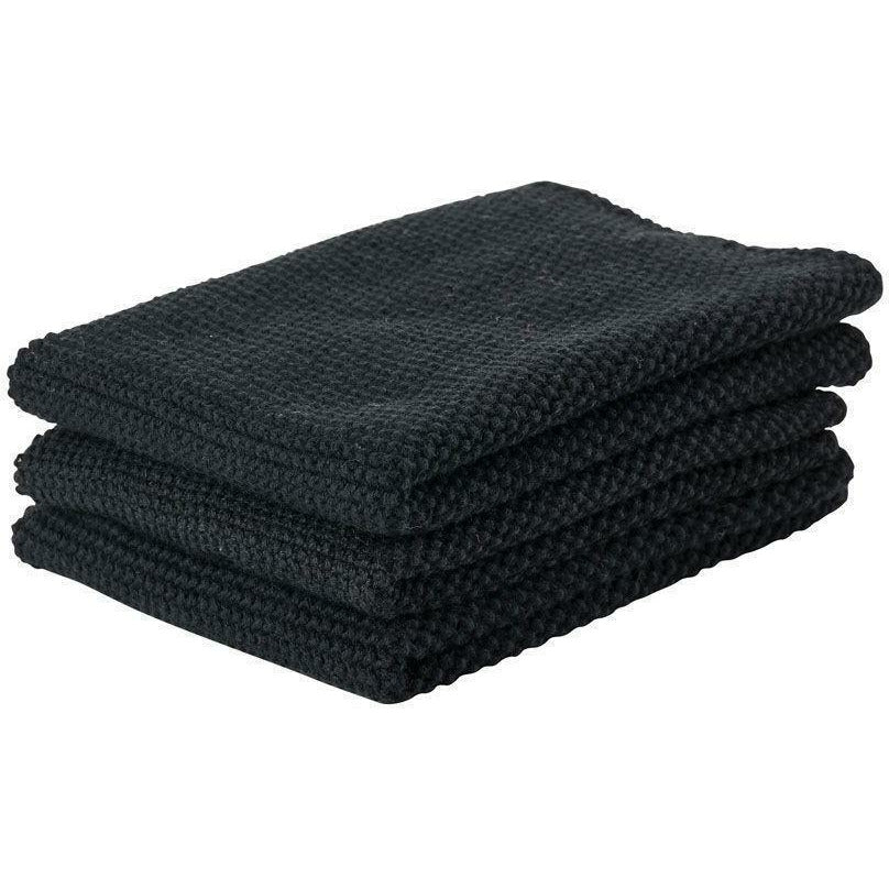 Zone Danmark Cleaning Cloth Black, 3 st.