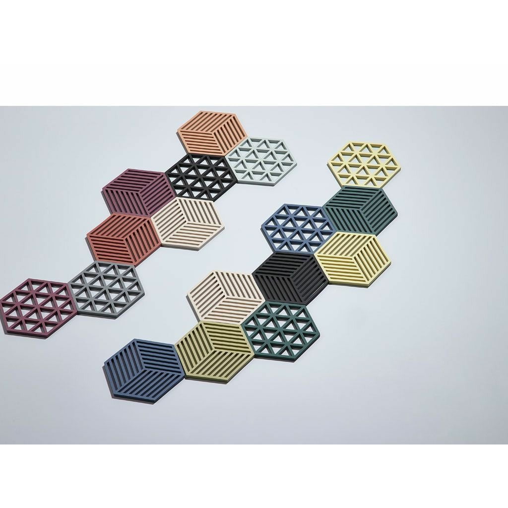 [product_category]-Zone Denmark Hexagon Coaster, Denim-Zone Denmark-5708760659159-330340-ZON-2