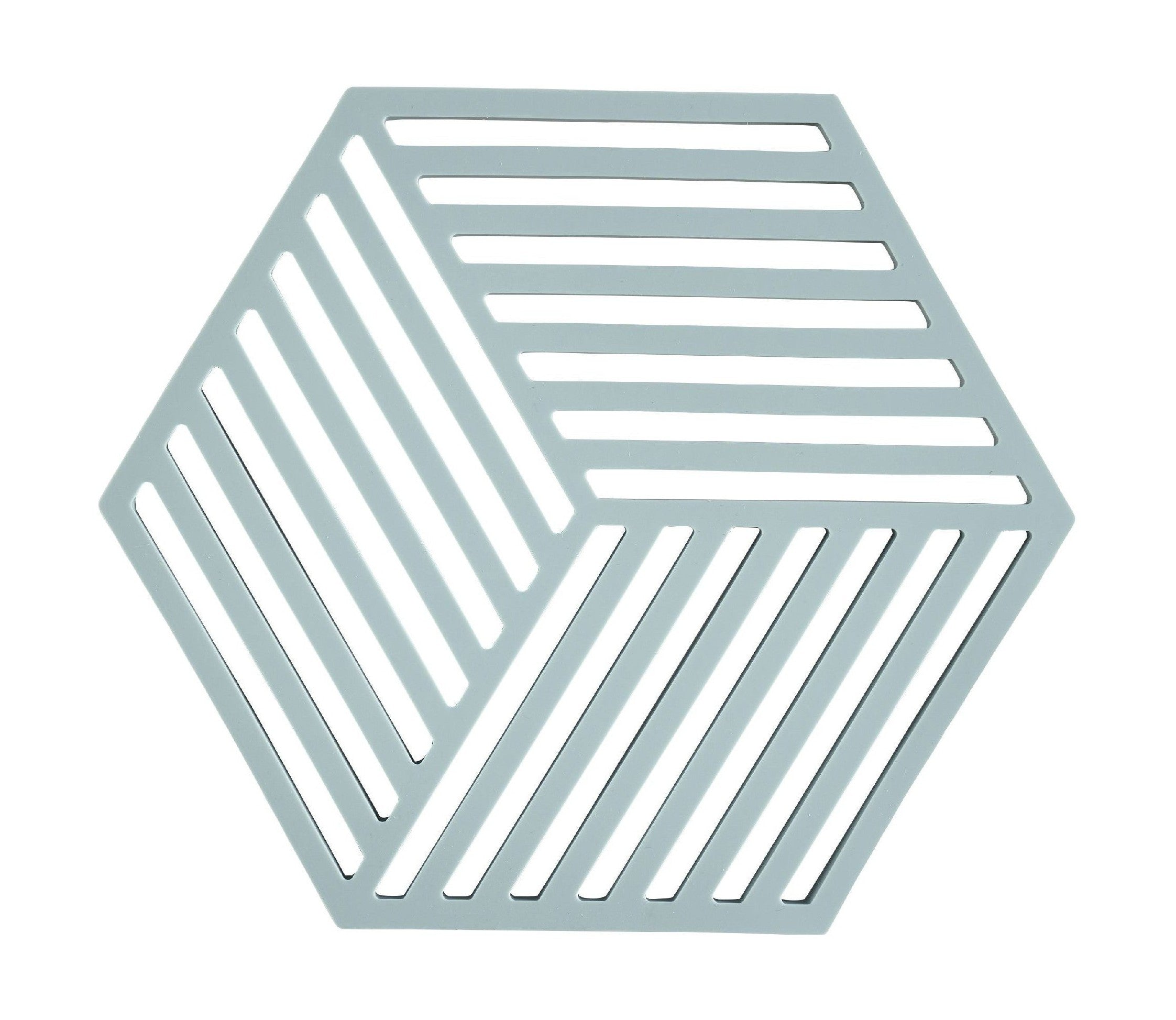 [product_category]-Zone Denmark Hexagon Trivet 16 X 14 X 0,9 Cm, Fog Blue-Zone Denmark-5722000315988-31598-ZON-1