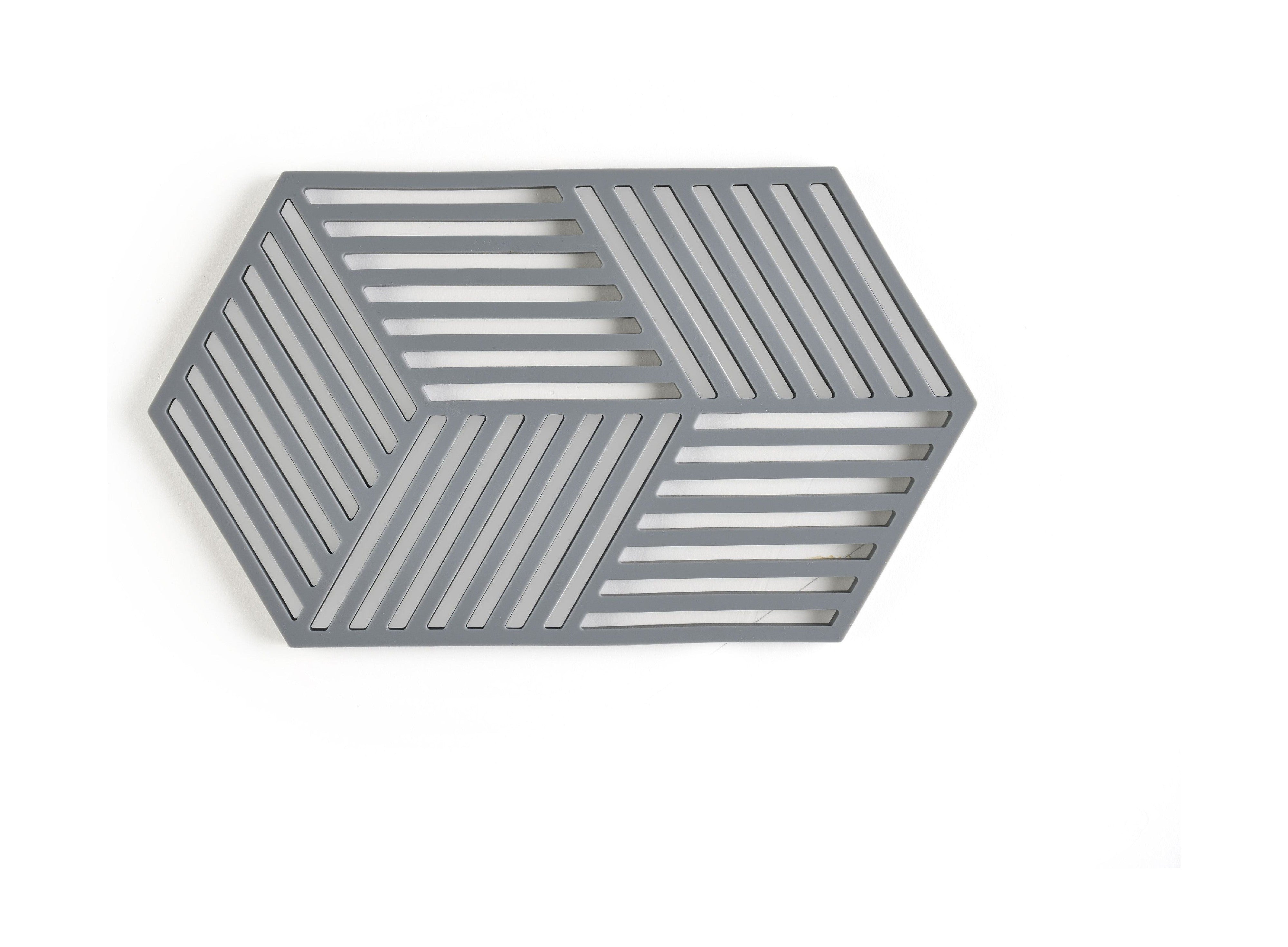 [product_category]-Zone Denmark Hexagon Trivet 24 X 14 X 0,9 Cm, Cool Grey-Zone Denmark-5722000316114-31611-ZON-1