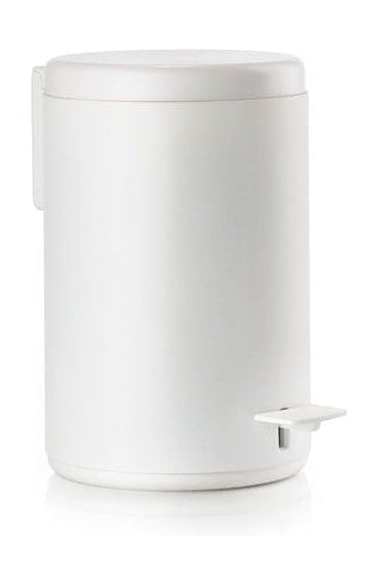 Zona Dinamarca Pedal Pedal Bin 3 L, blanco