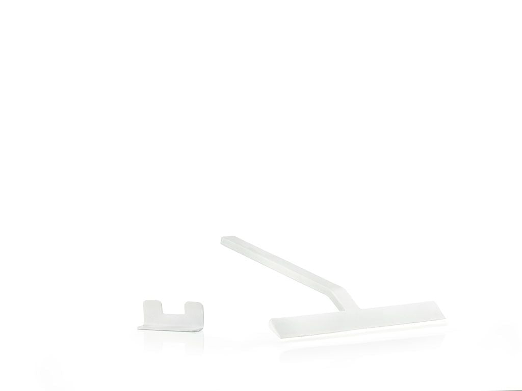 Zone Denmark Rim Scraper With Holder 23x22 Cm, White