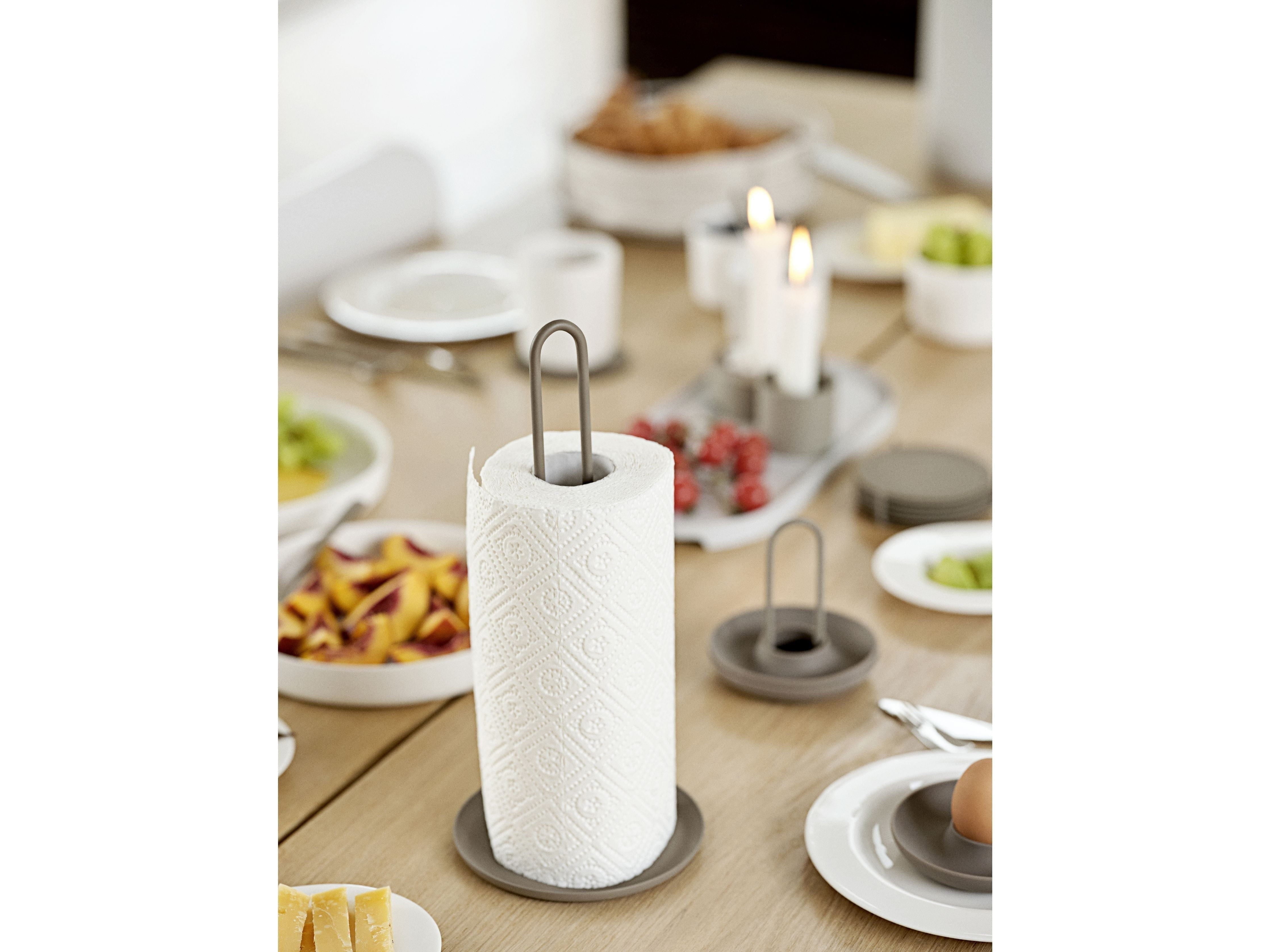 [product_category]-Zone Denmark Singles Kitchen Roll Holder, Taupe-Zone Denmark-5722000280767-28076-ZON-3