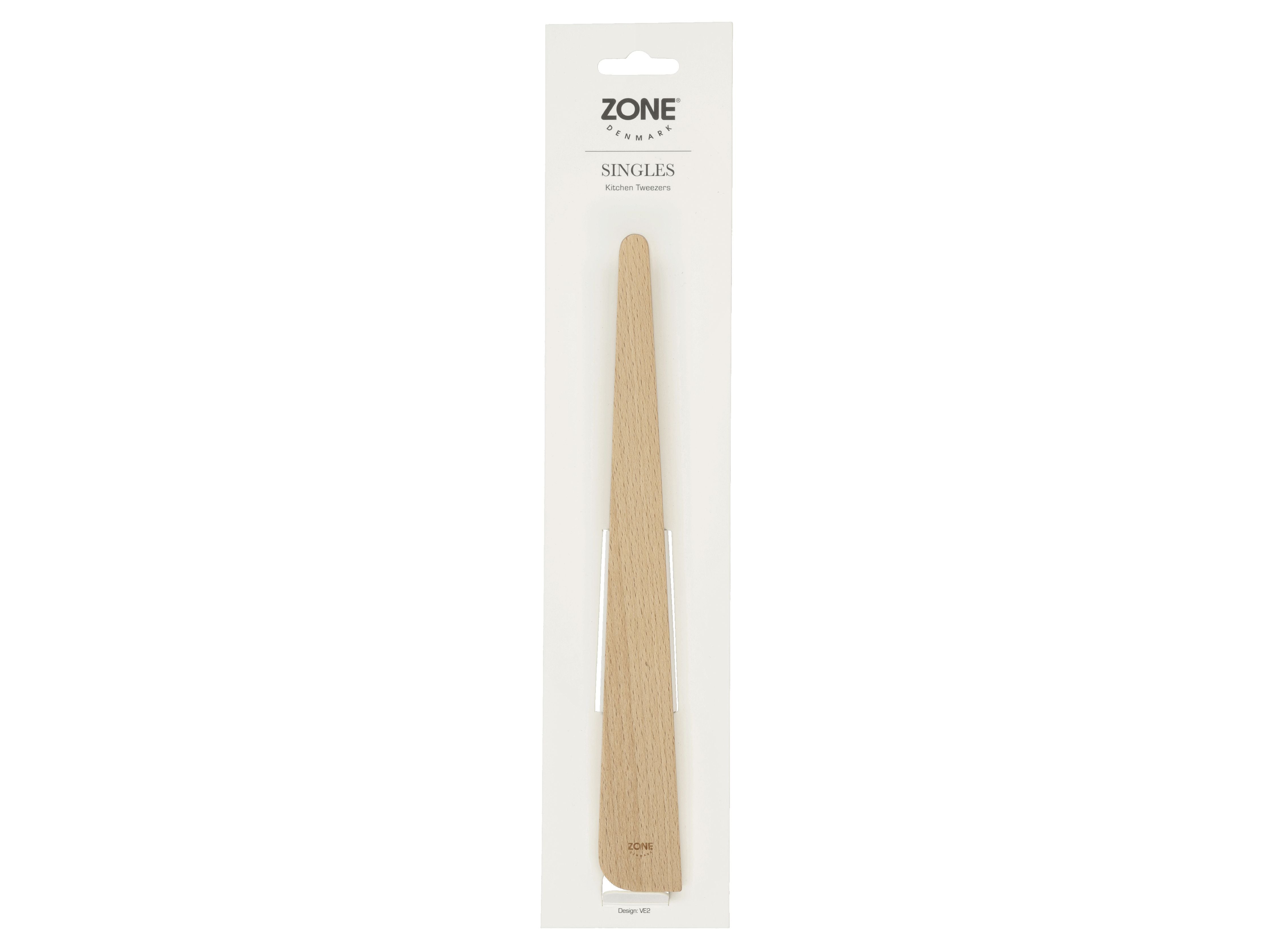 [product_category]-Zone Denmark Singles Kitchen Tweezers 26x3 Cm Beech-Zone Denmark-5722000306931-30693-ZON-2