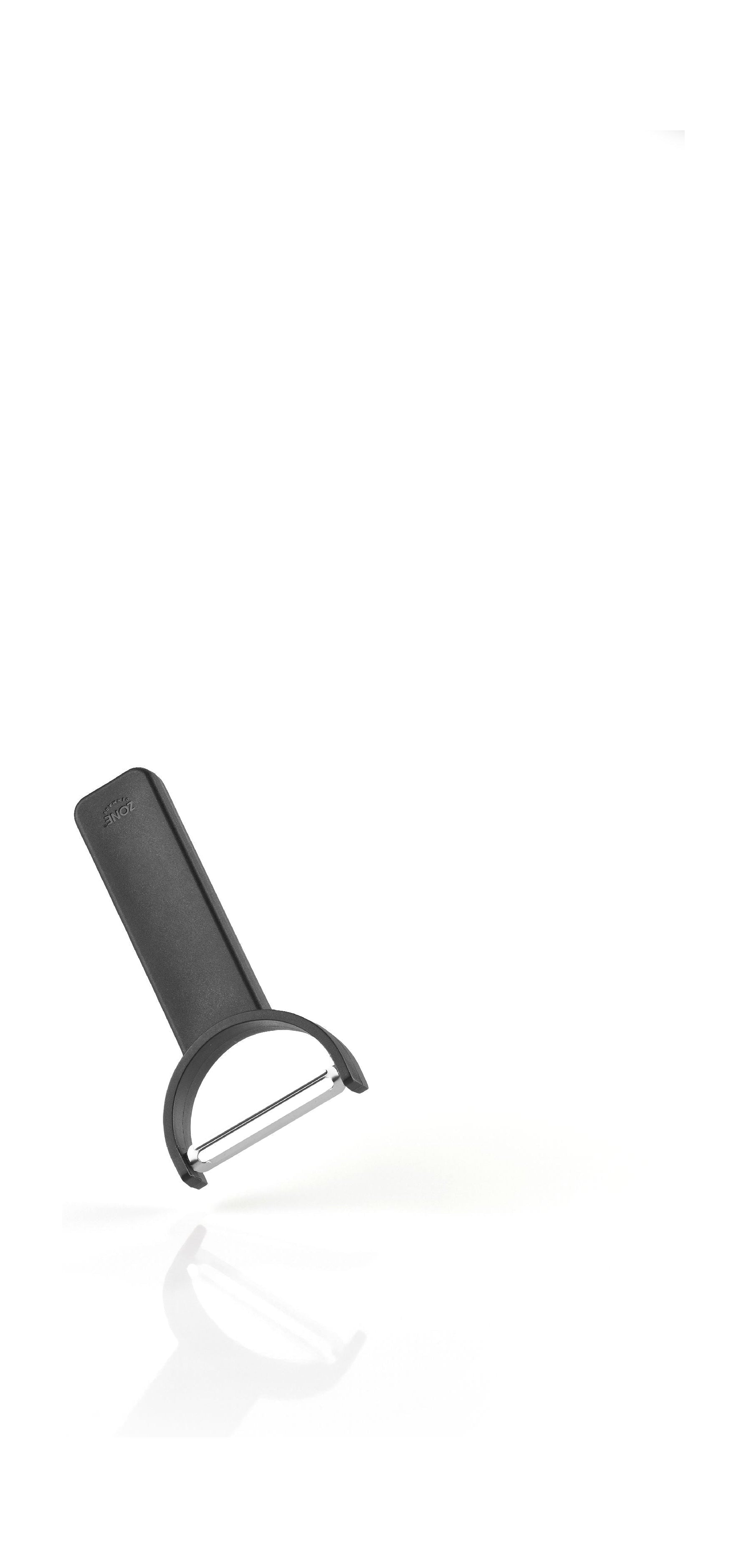 [product_category]-Zone Denmark Singles Vegetable Peeler 12x5,9 Cm, Black-Zone Denmark-5722000296218-29621-ZON-1