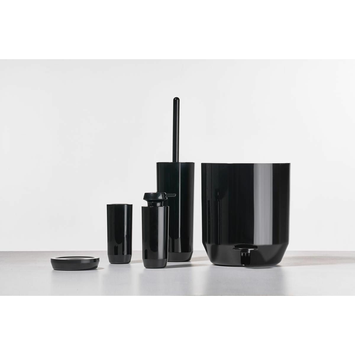 [product_category]-Zone Denmark Suii Toothbrush Cup ø 6,3 Cm, Black-Zone Denmark-5722003321627-332162-ZON-2
