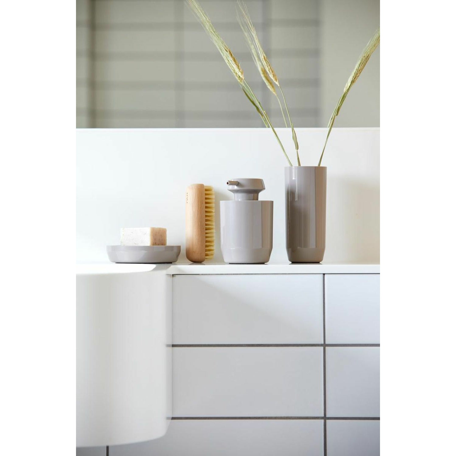 [product_category]-Zone Denmark Suii Toothbrush Cup ø 6.3 Cm, Taupe-Zone Denmark-5722003321658-332165-ZON-2