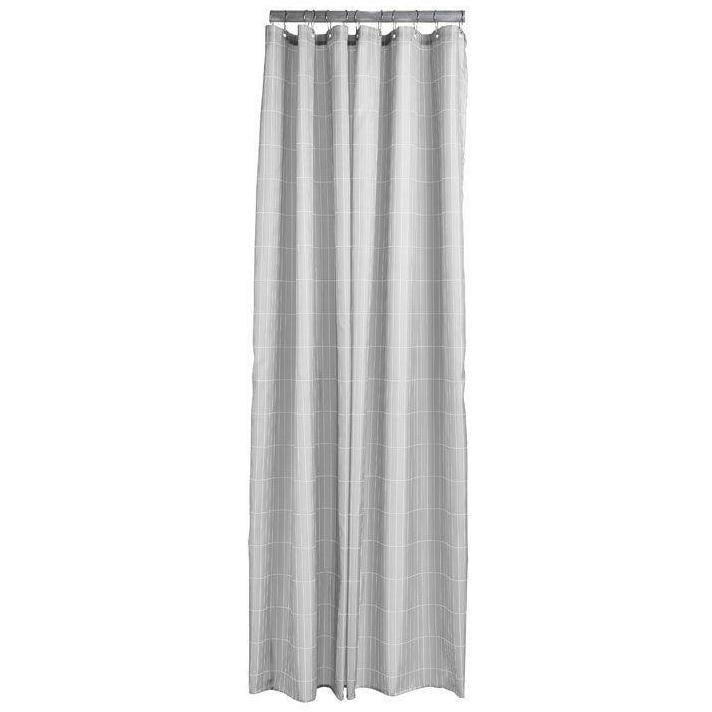 Zone Denmark Tiles Bath Curtain, Light Grey