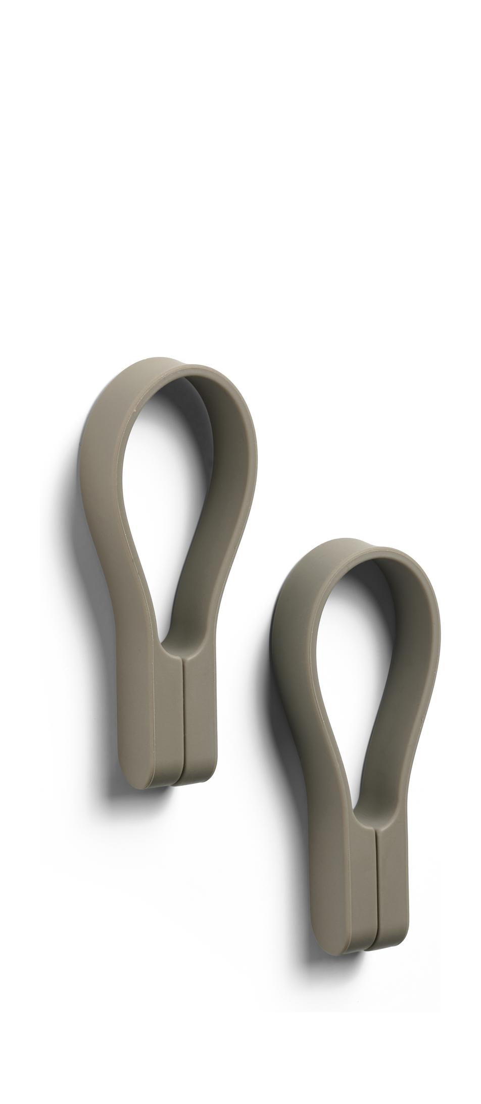 [product_category]-Zone Denmark Towel Rail 9 Cm 2 Pcs., Taupe-Zone Denmark-5722000279273-27927-ZON-5