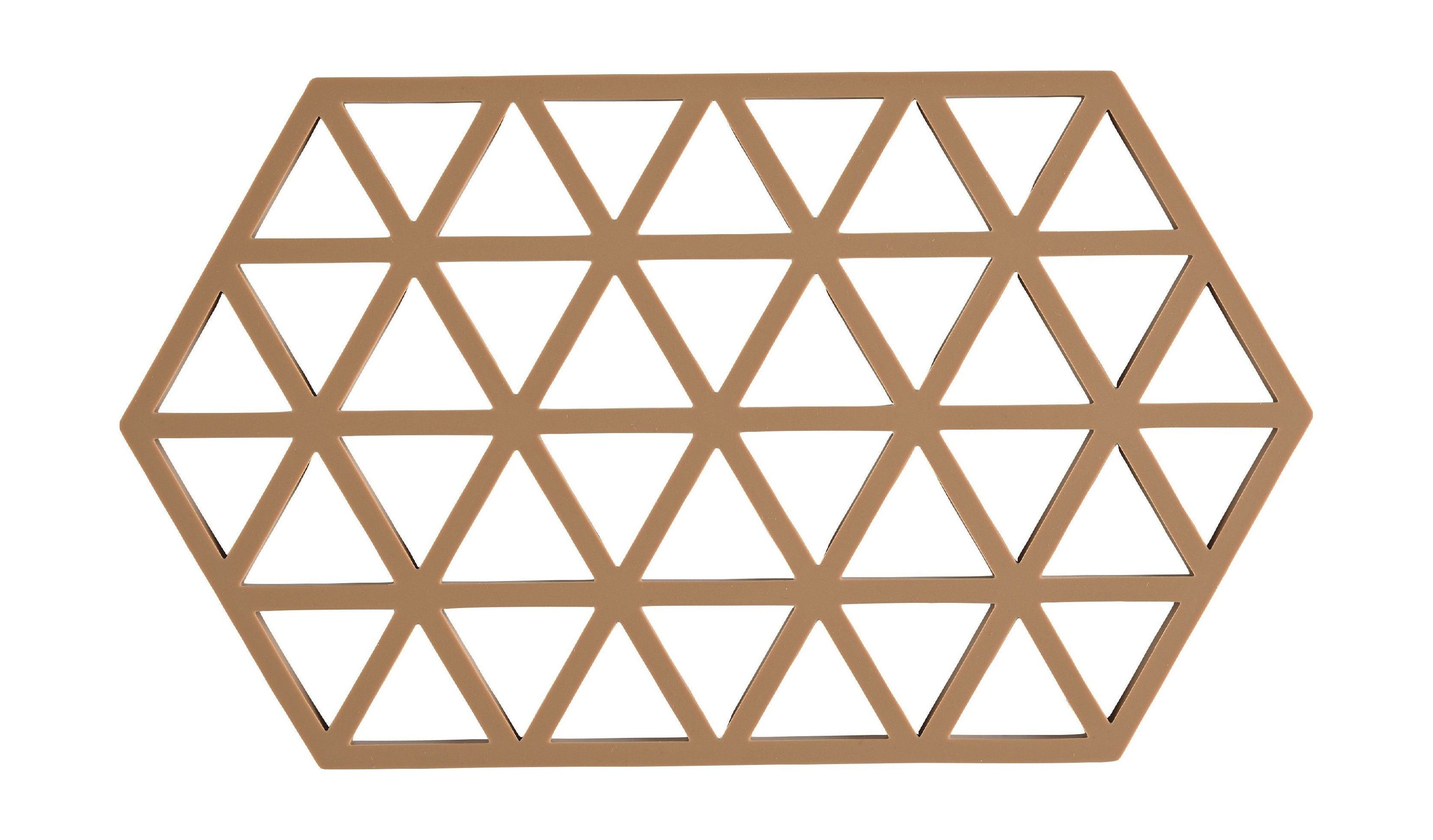 [product_category]-Zone Denmark Triangles Trivet 24 X 14 X 0,9 Cm, Light Terracotta-Zone Denmark-5722000316084-31608-ZON-1