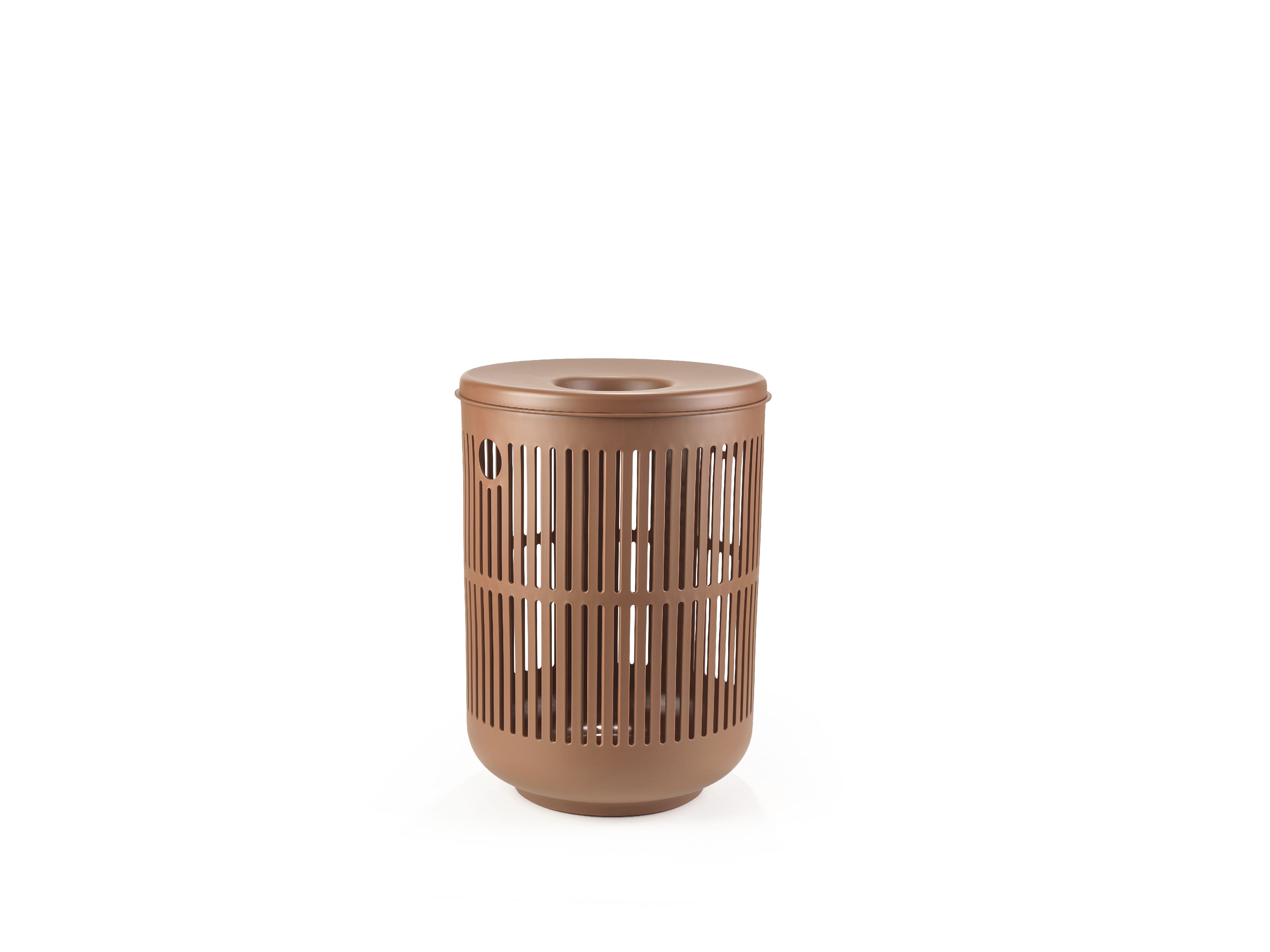 [product_category]-Zone Denmark Ume Laundry Basket 60 Liter, Terracotta-Zone Denmark-5722000315490-31549-ZON-4