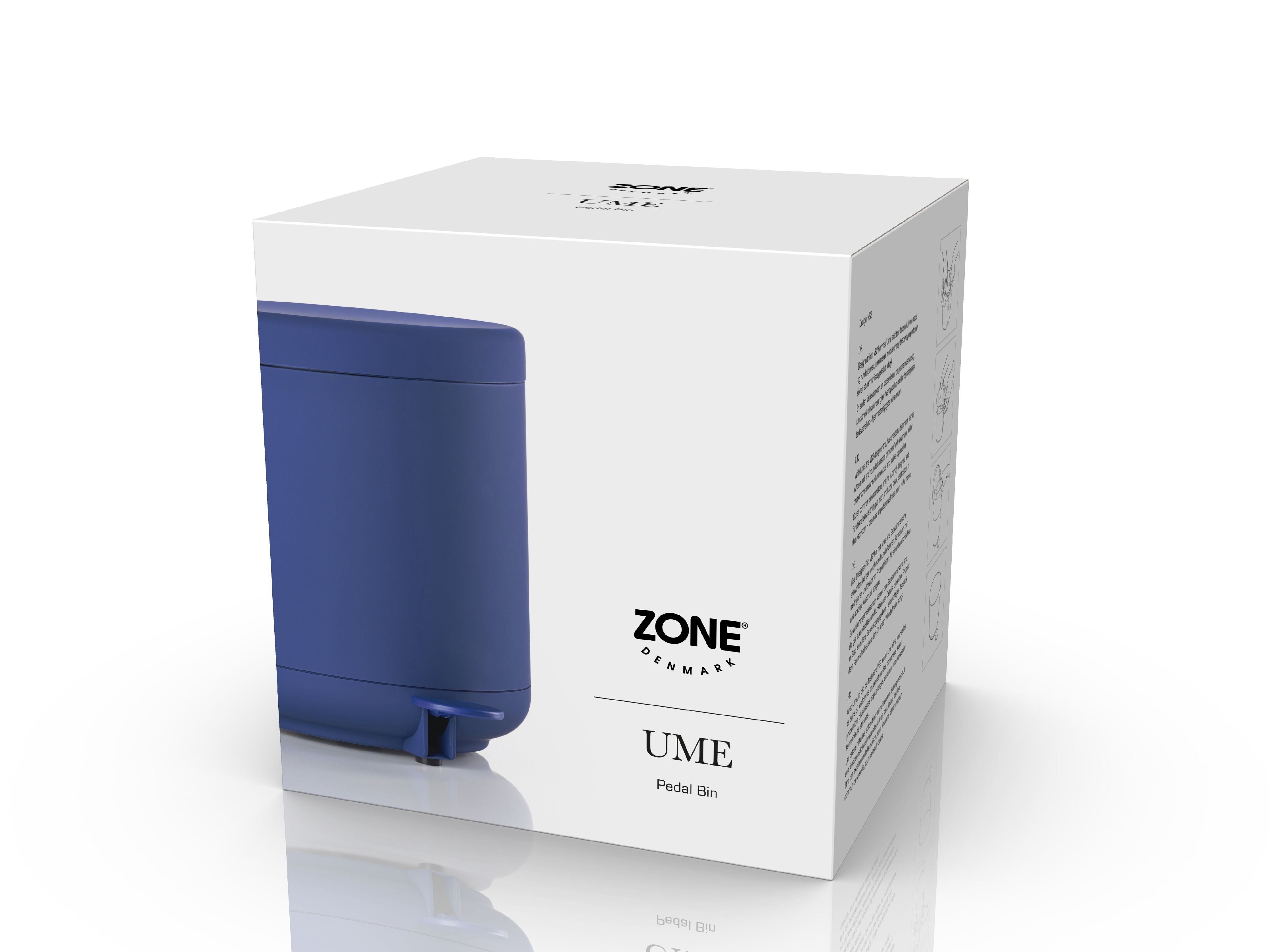 [product_category]-Zone Denmark Ume Pedal Bin 4 Liter, Indigo Blue-Zone Denmark-5722000315568-31556-ZON-5