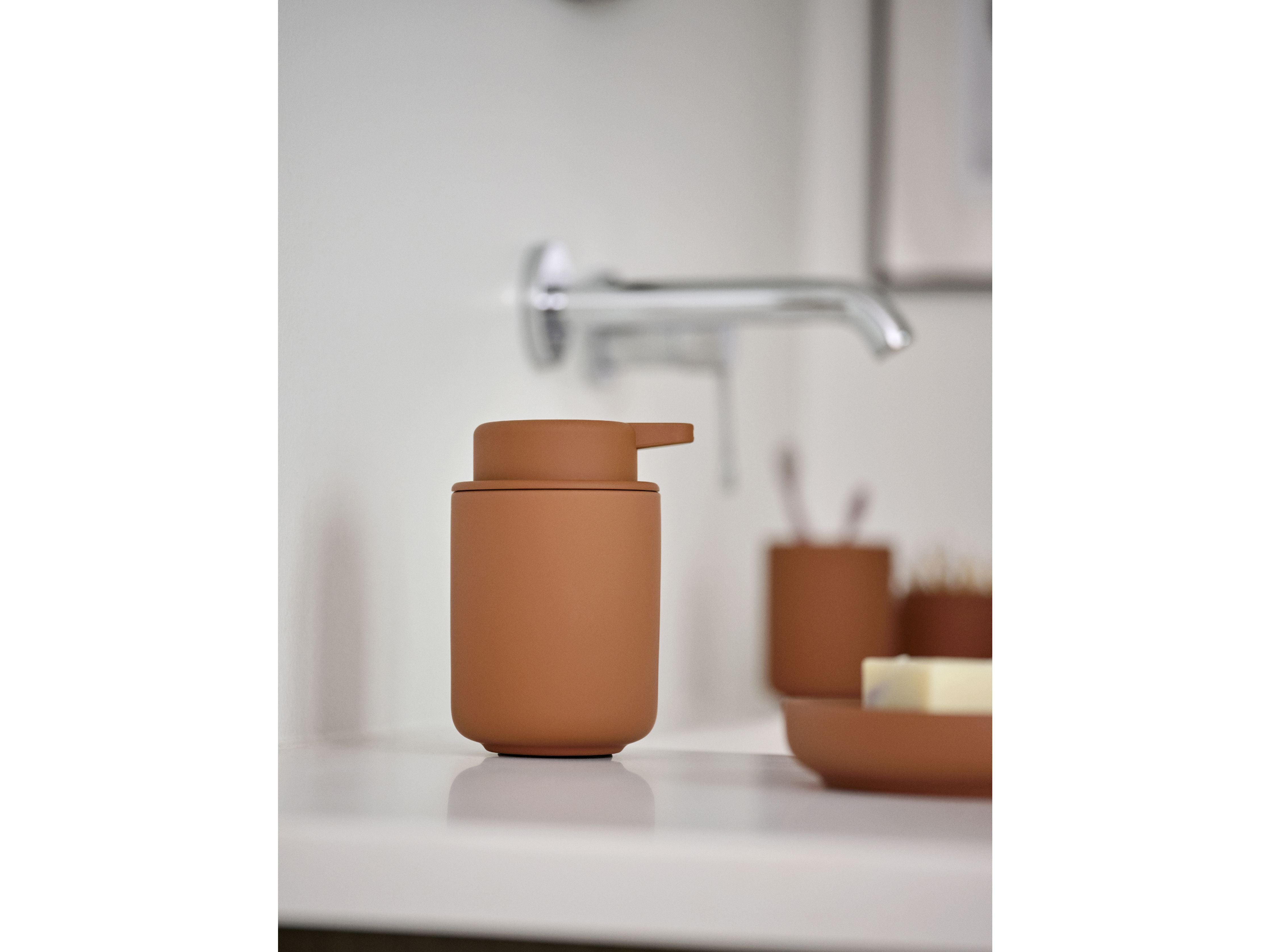 [product_category]-Zone Denmark Ume Soap Dish, Terracotta-Zone Denmark-5722000315469-31546-ZON-10