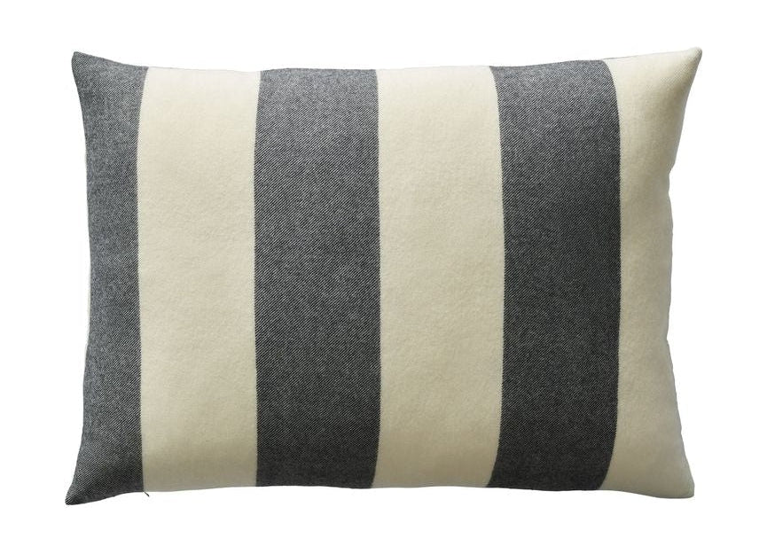 Silkeborg Uldspinderri le coussin de pull 50x70 cm, noir