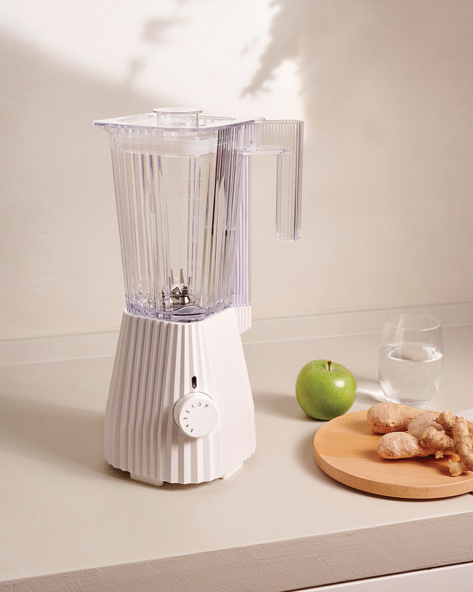 Alessi Plissé Blender, blanco