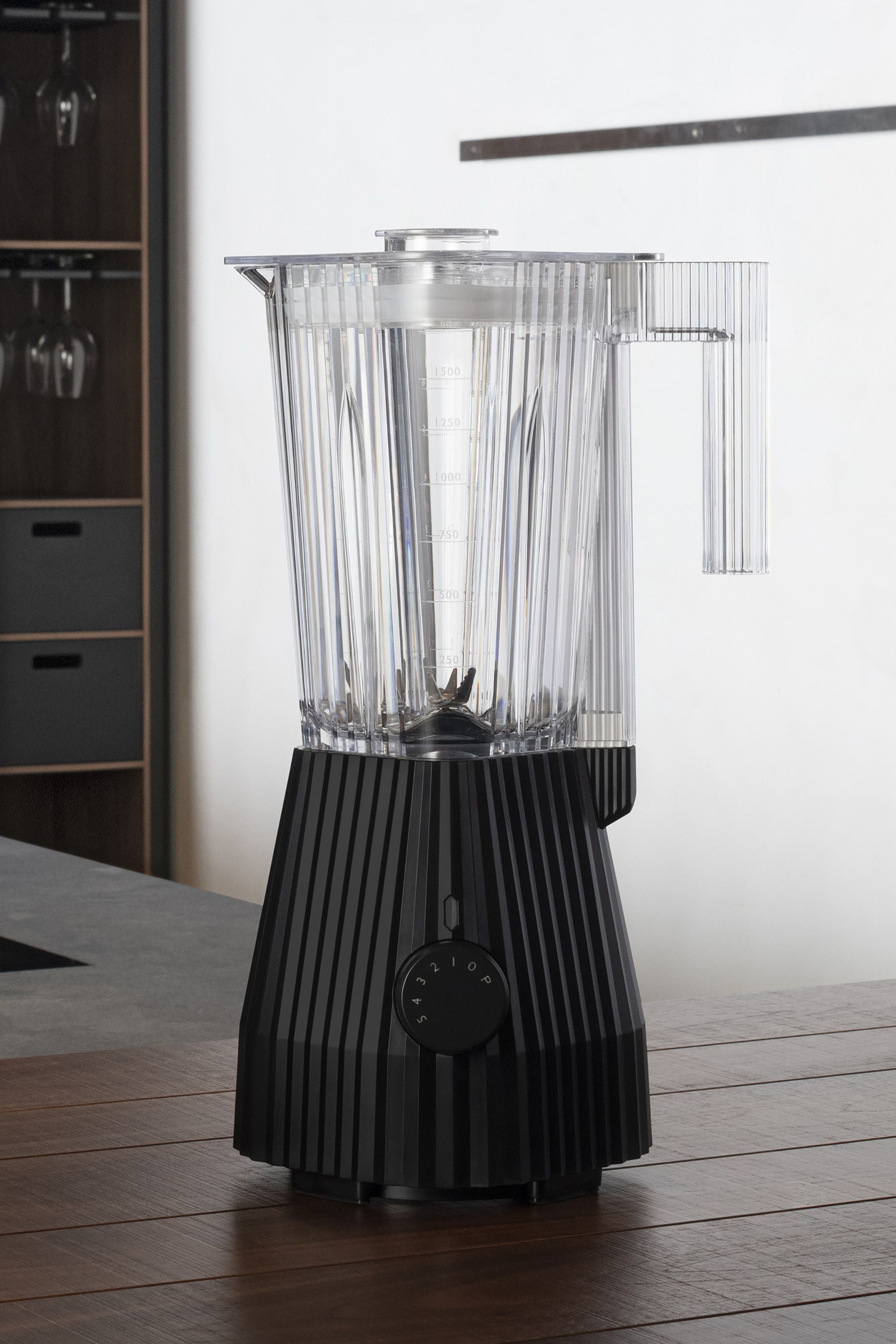 Alessi Plissé Blender, schwarz