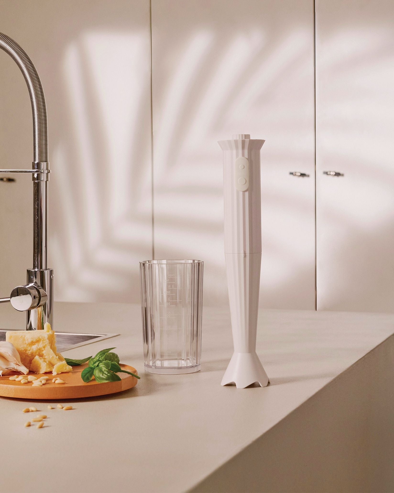 Alessi Plissé Hand Blender Set, Rød