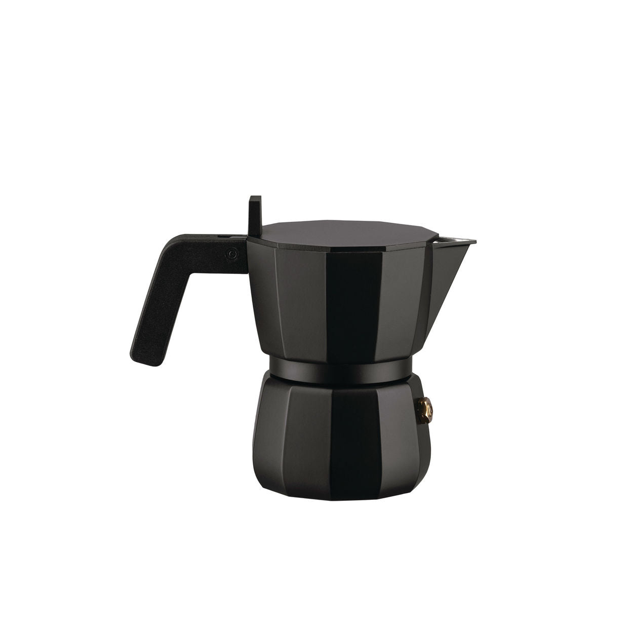 Alessi Moka Espresso Cafetera Black, 1 taza