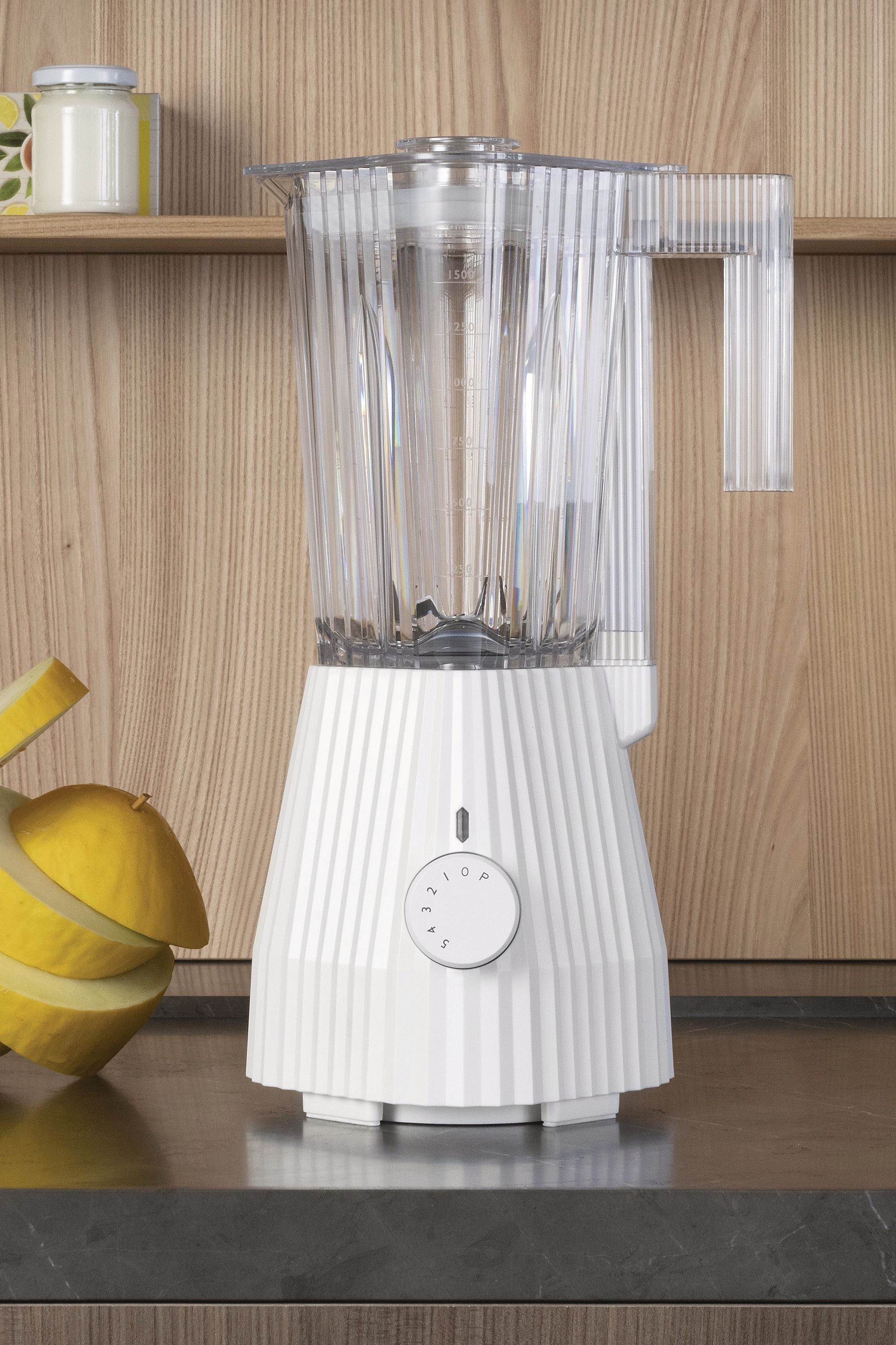 Alessi Plissé Blender, White