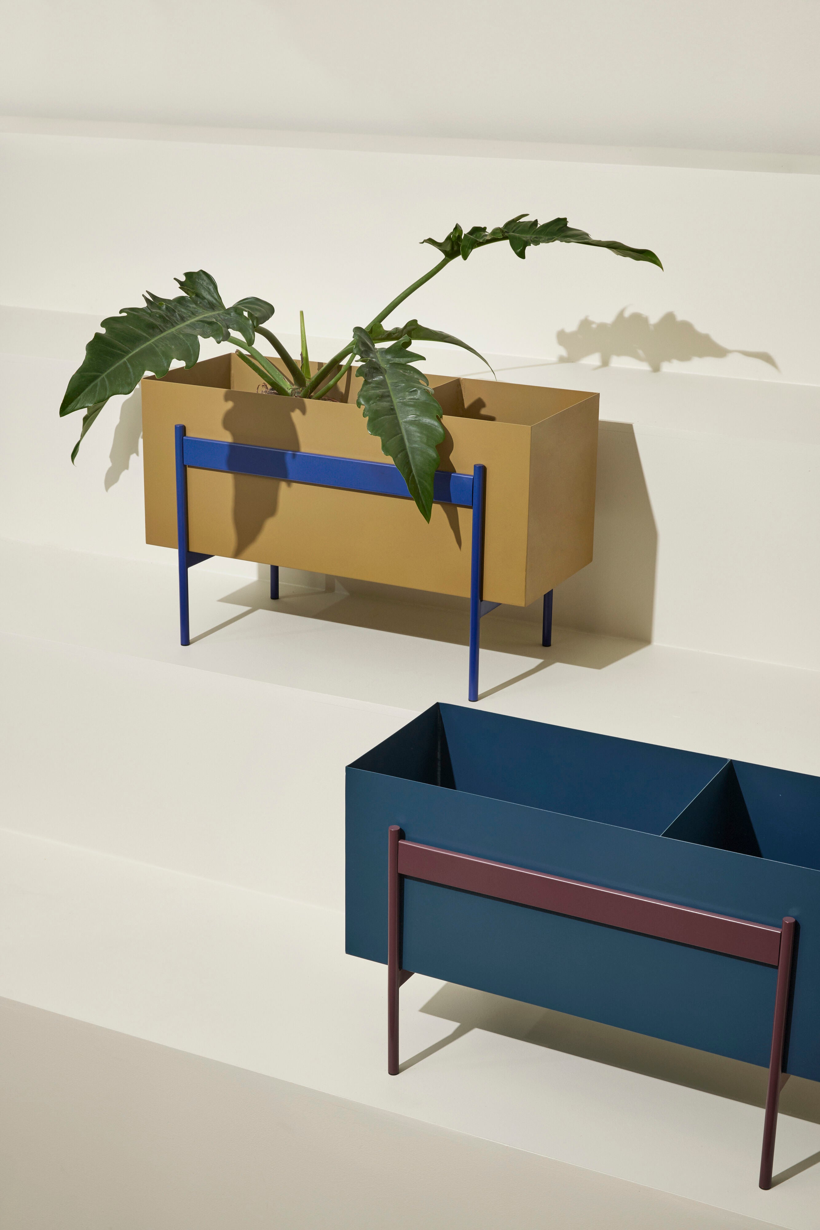 Hübsch Awe Planter Khaki/Blue