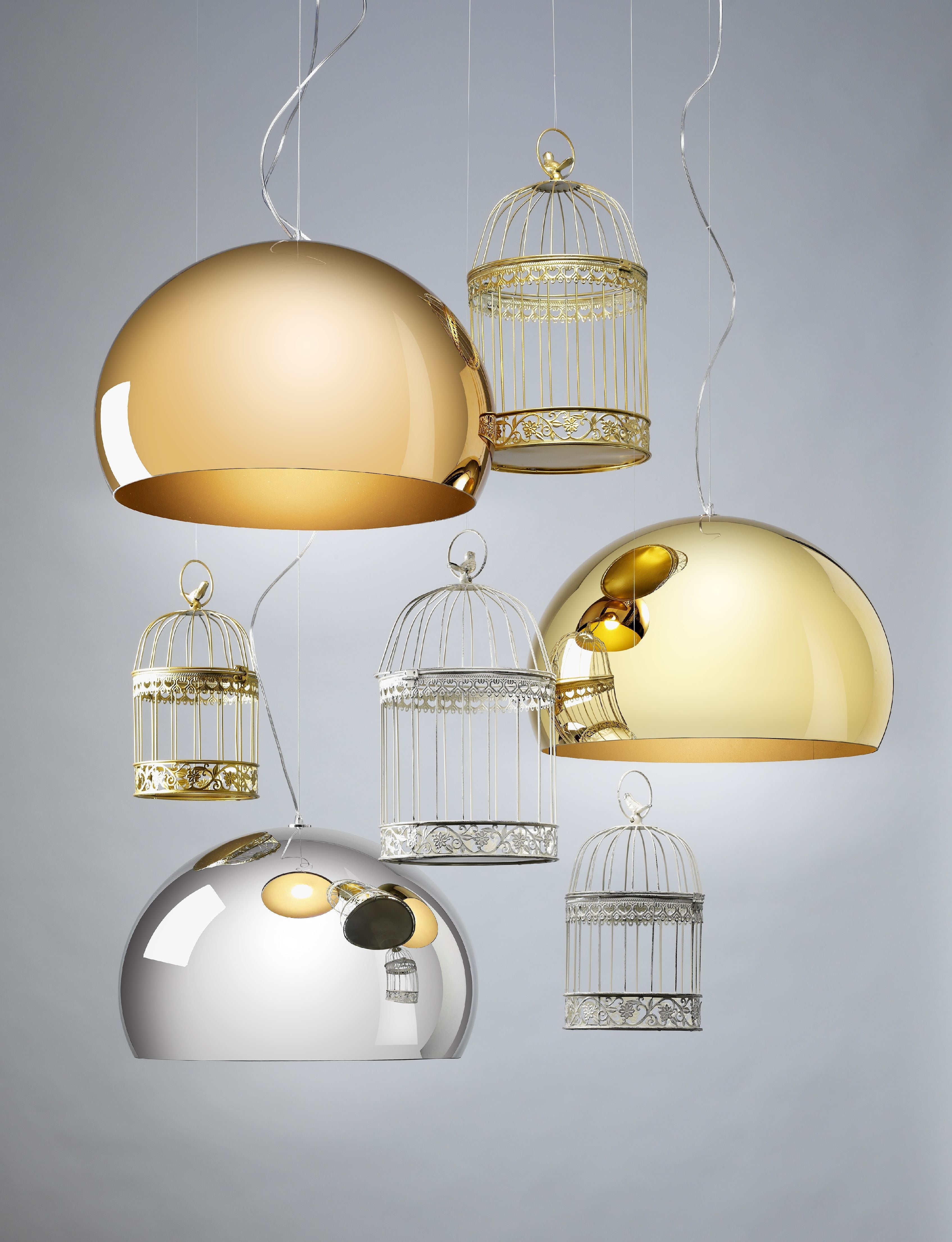 Kartell FL/Y Suspension Lampe lille, brun