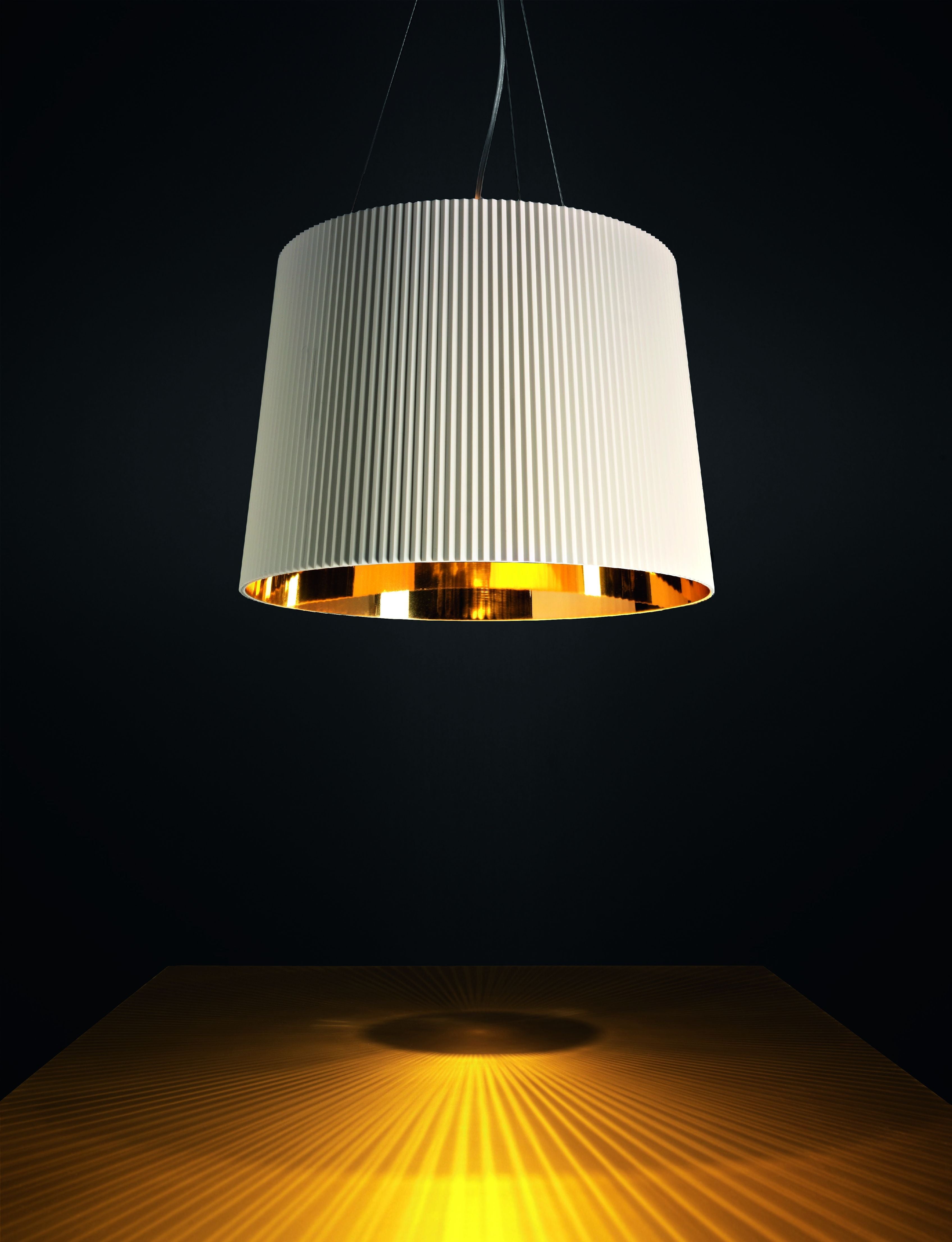 Kartell Gè Suspension Lamp, Crystal