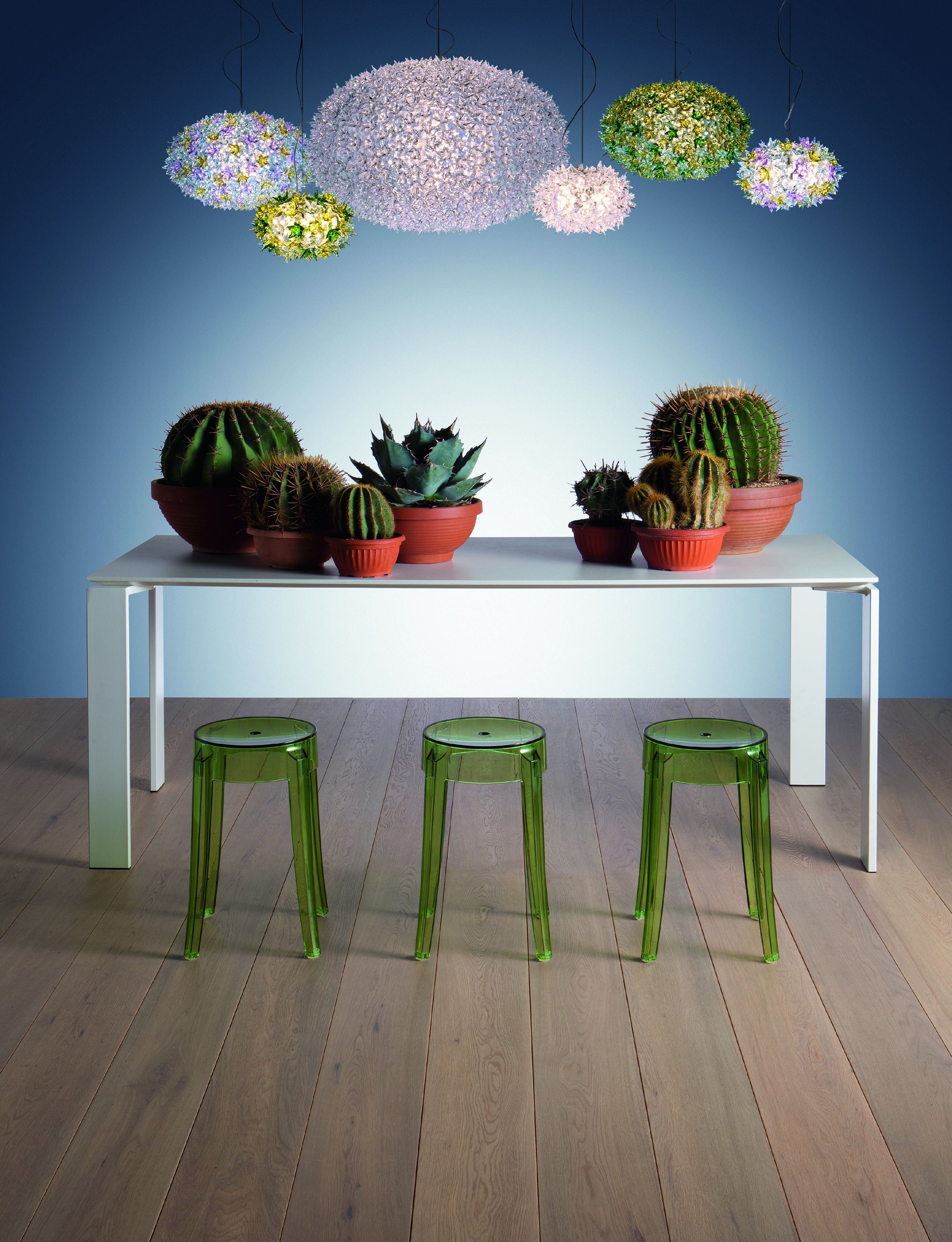 Lampe suspension suspendue Kartell Bloom Small, or