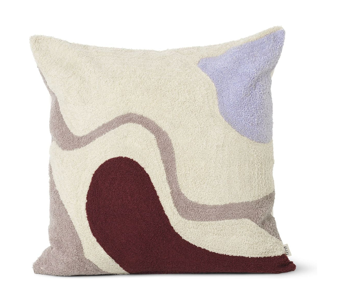 Ferm Living Housse de coussin Vista, blanc cassé