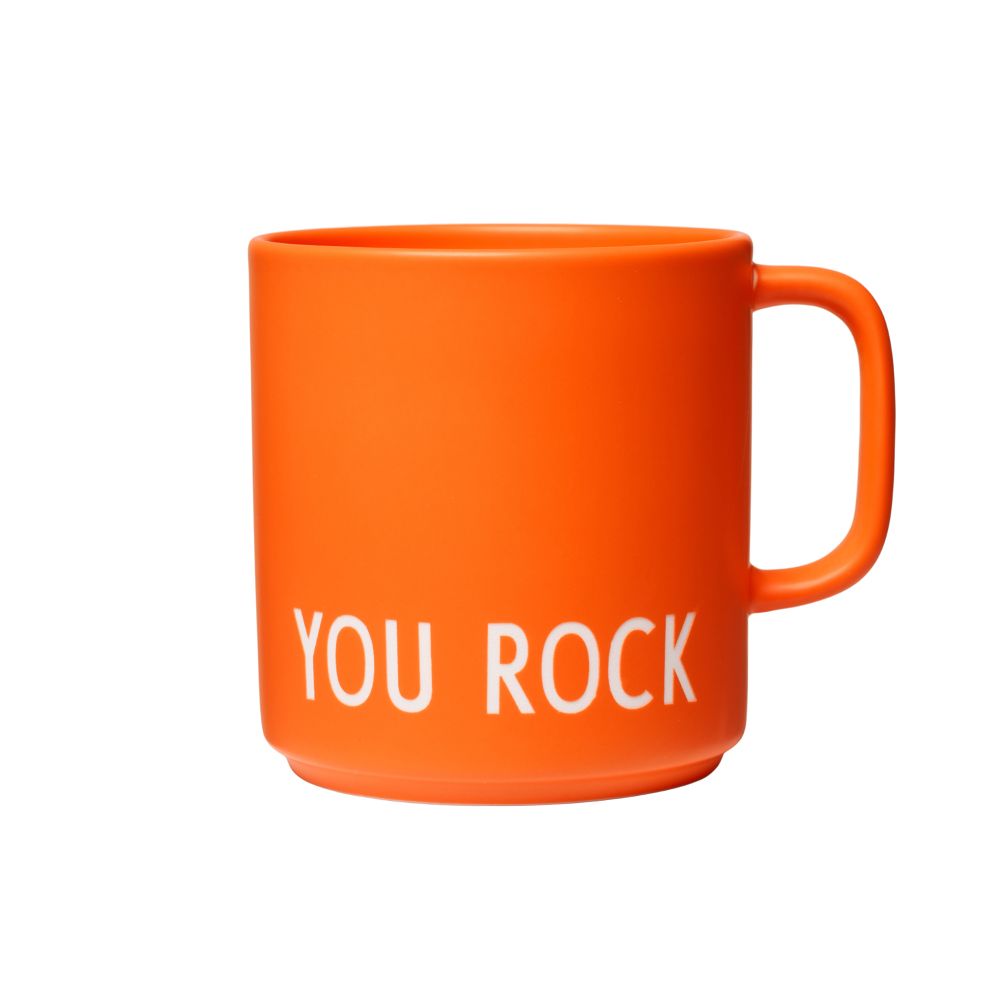 Design Letters Favourite Cup With Handle, You Rock